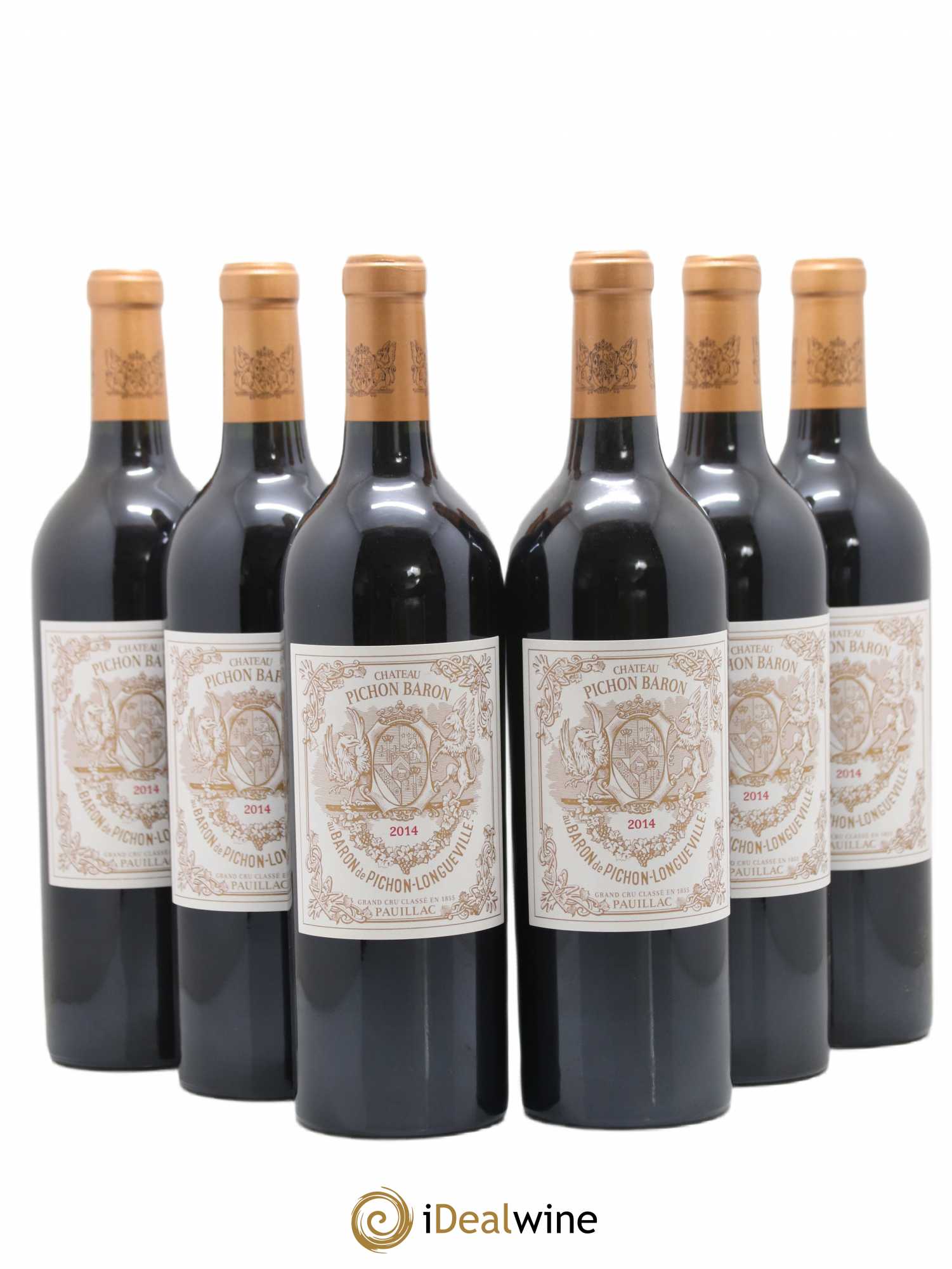 Pichon Longueville Baron 2ème Grand Cru Classé 2014 - Lot de 6 bouteilles - 0