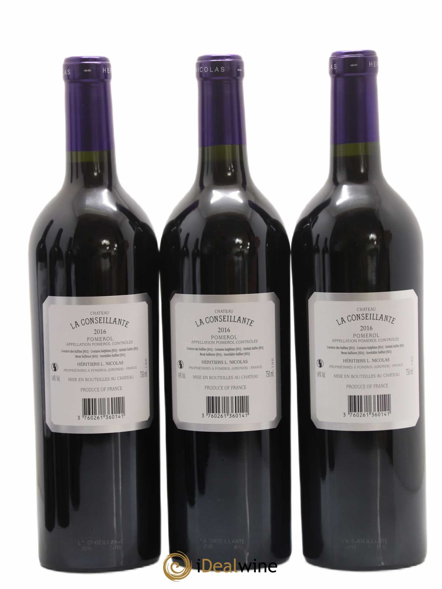 Château la Conseillante 2016 - Lot de 6 bouteilles - 2