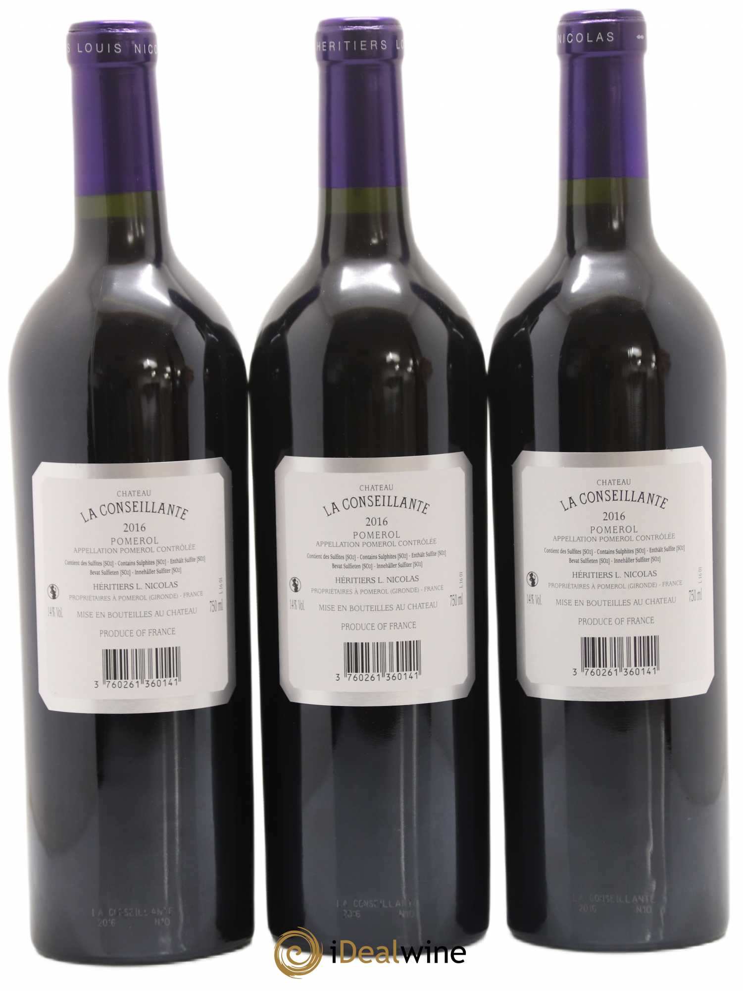 Château la Conseillante 2016 - Lot de 6 bouteilles - 4