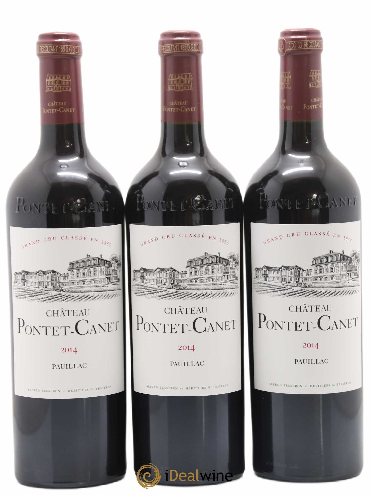 Château Pontet Canet 5ème Grand Cru Classé 2014 - Lot de 6 bouteilles - 2