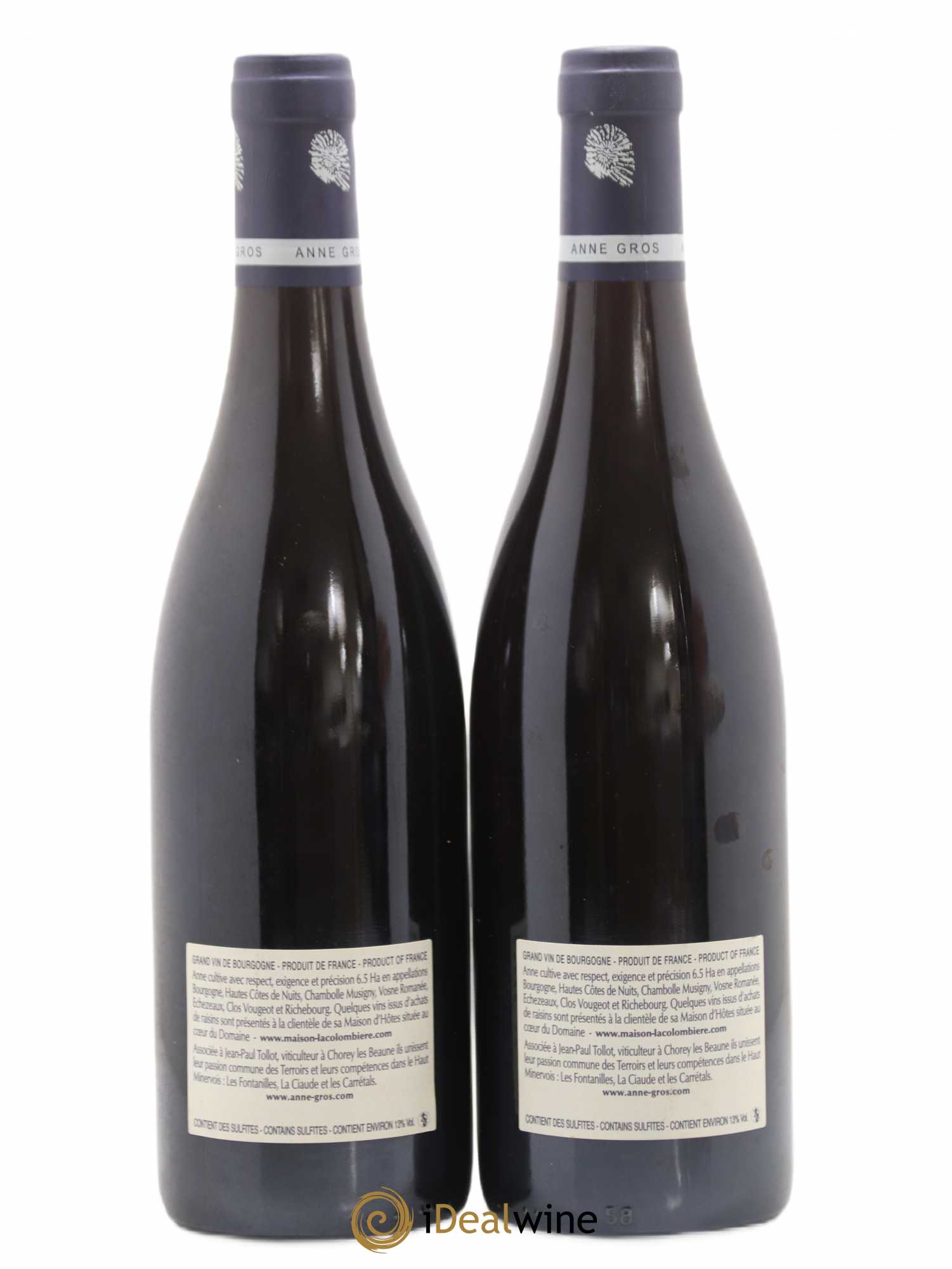 Echezeaux Grand Cru Les Loachausses Anne Gros 2011 - Lot de 2 bouteilles - 1