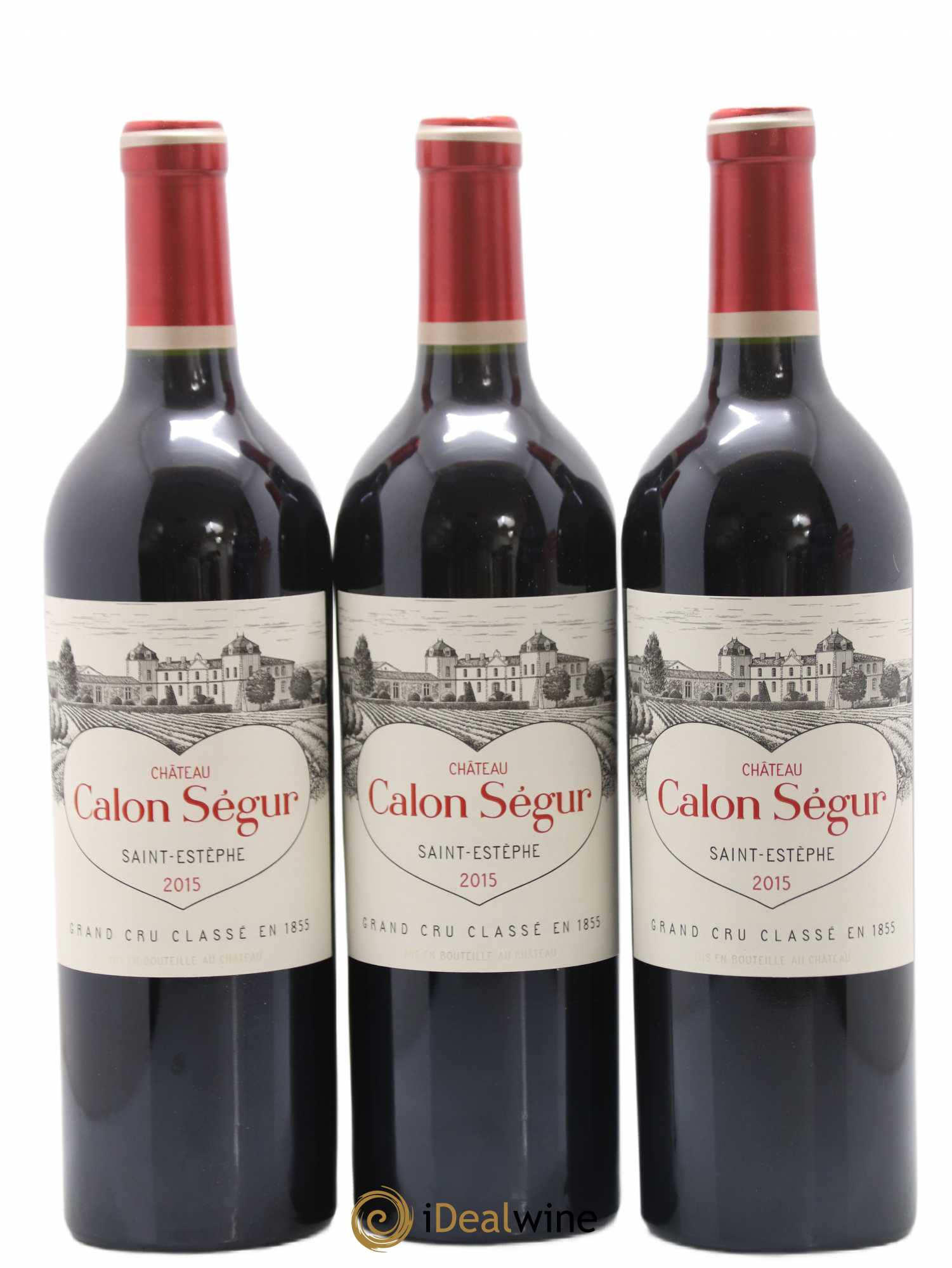 Château Calon Ségur 3ème Grand Cru Classé 2015 - Lot de 6 bouteilles - 1