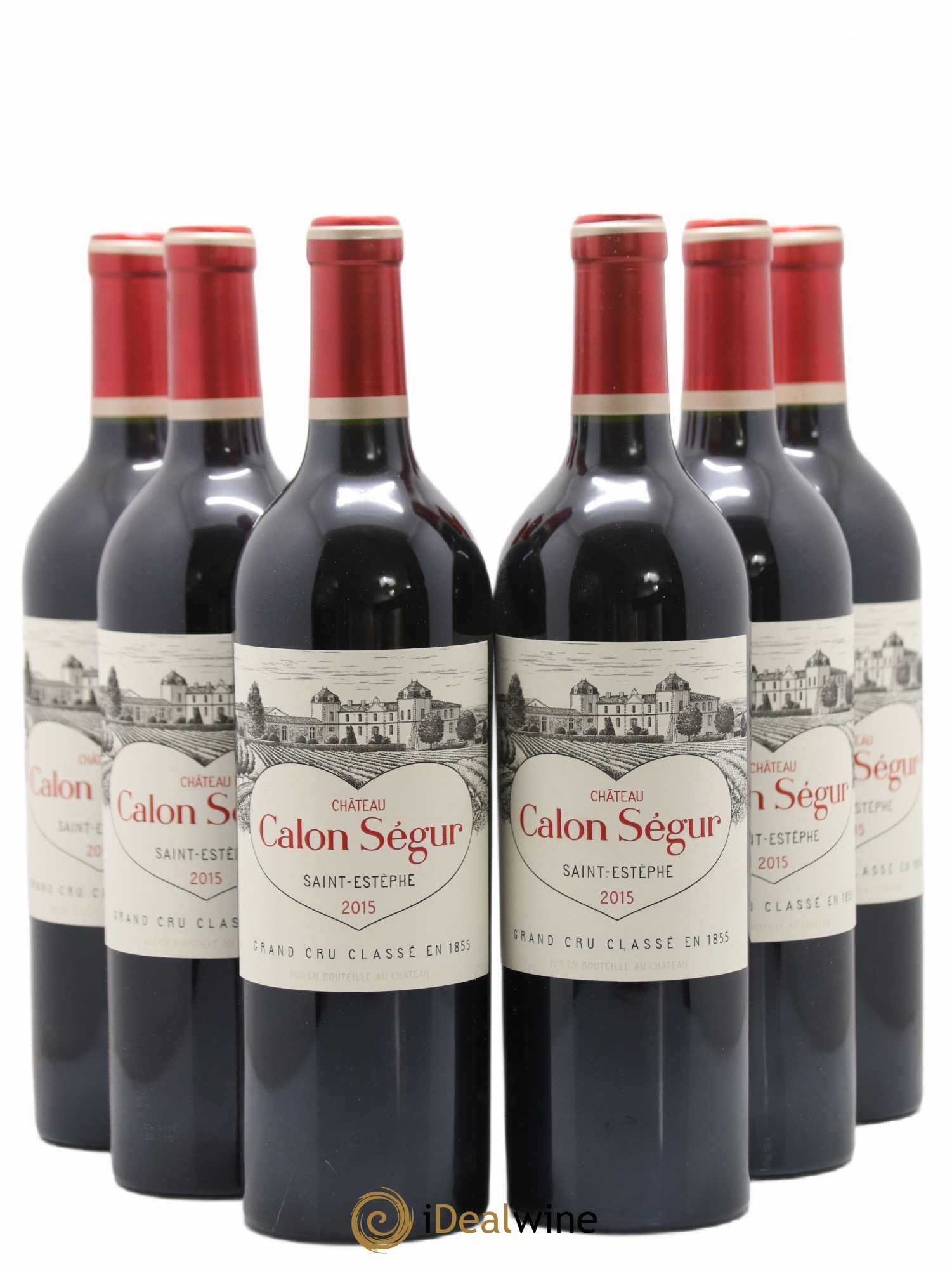 Château Calon Ségur 3ème Grand Cru Classé 2015 - Lot de 6 bouteilles - 0