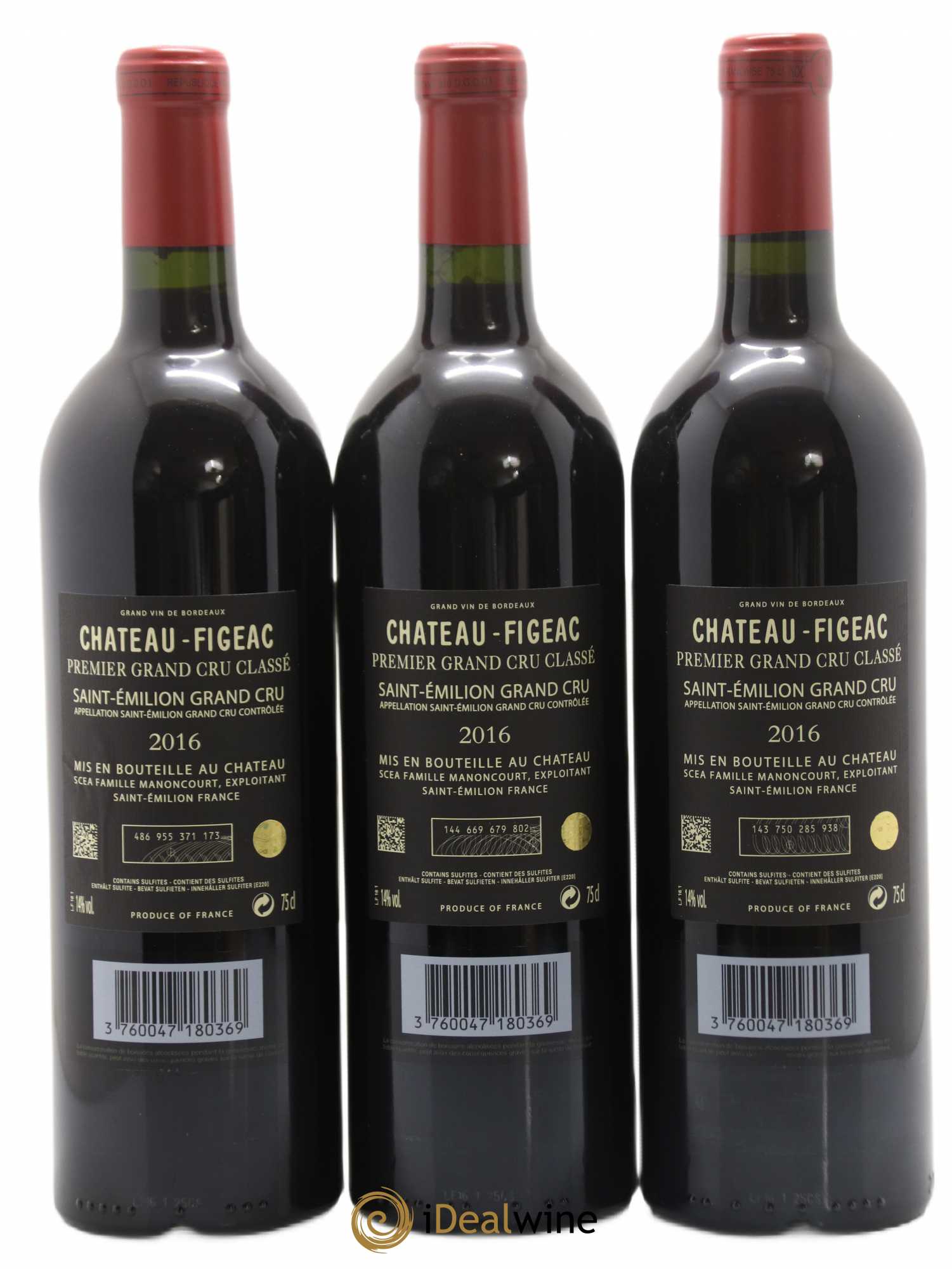 Château Figeac 1er Grand Cru Classé A 2016 - Lot de 6 bouteilles - 2