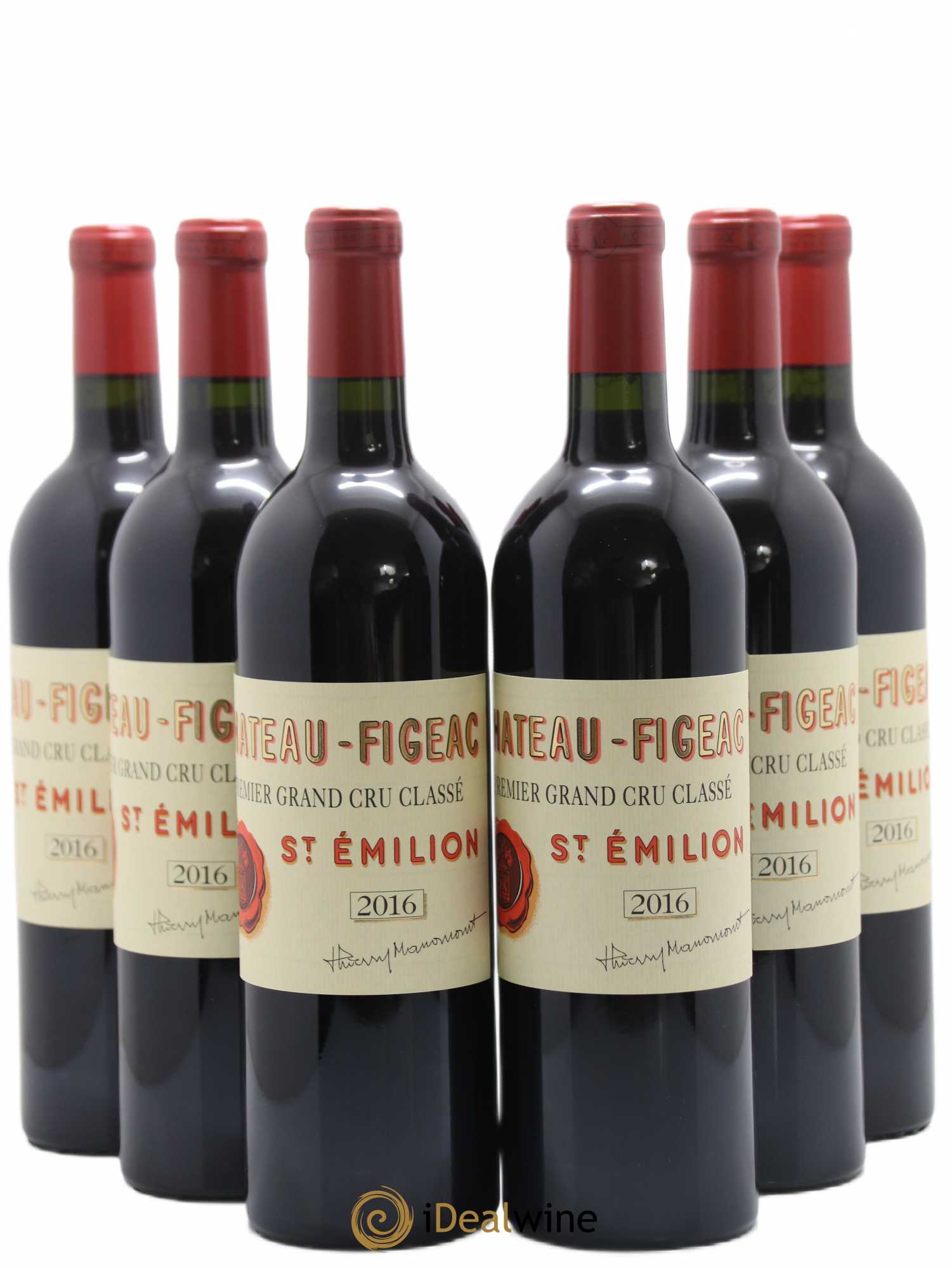 Château Figeac 1er Grand Cru Classé A 2016 - Lot de 6 bouteilles - 0