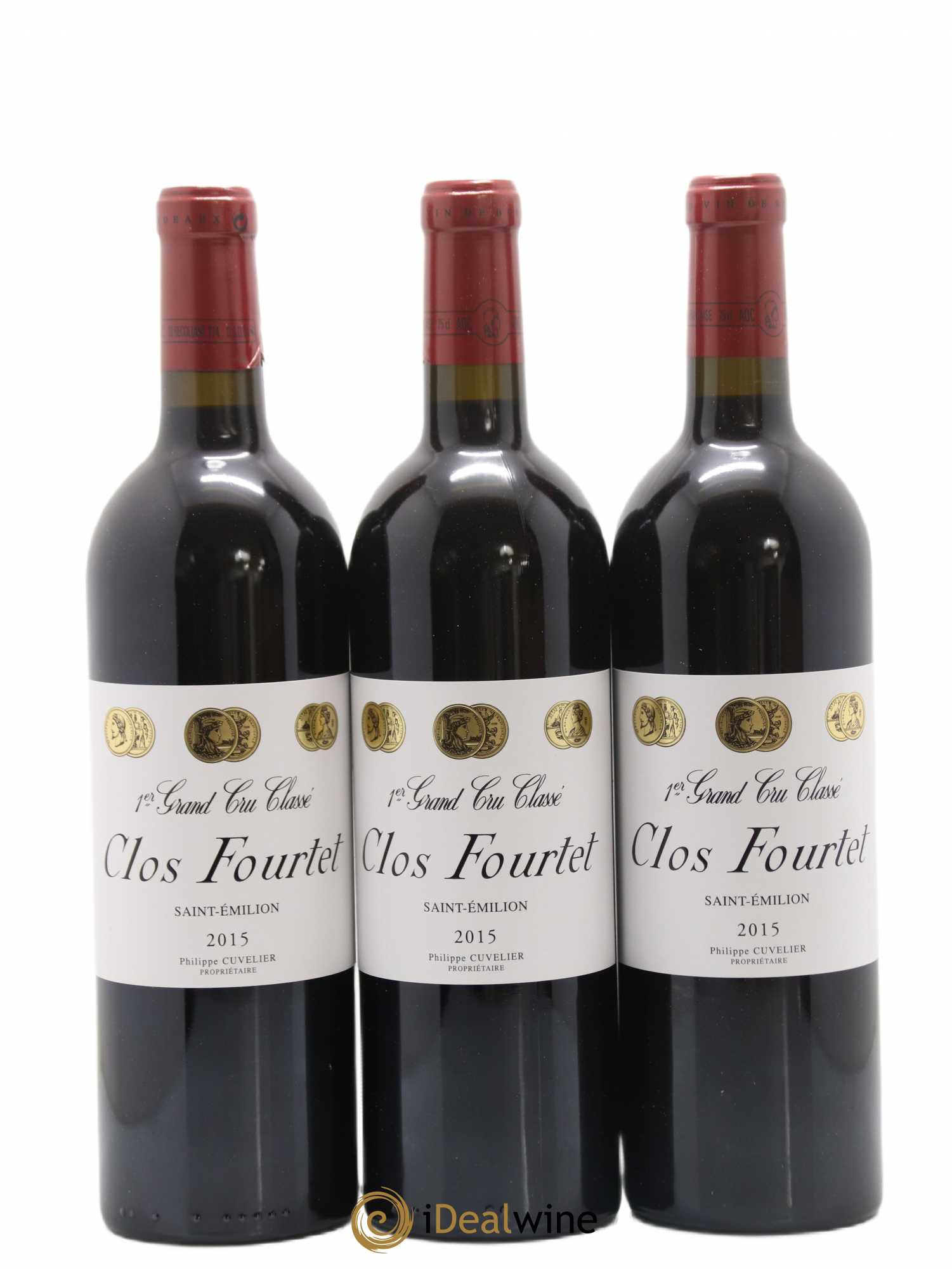 Clos Fourtet 1er Grand Cru Classé B 2015 - Lot de 6 bouteilles - 1