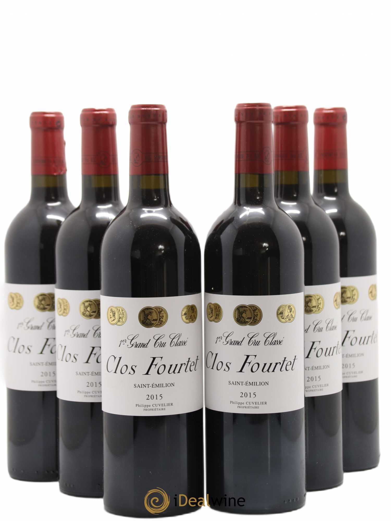 Clos Fourtet 1er Grand Cru Classé B 2015 - Lot de 6 bouteilles - 0