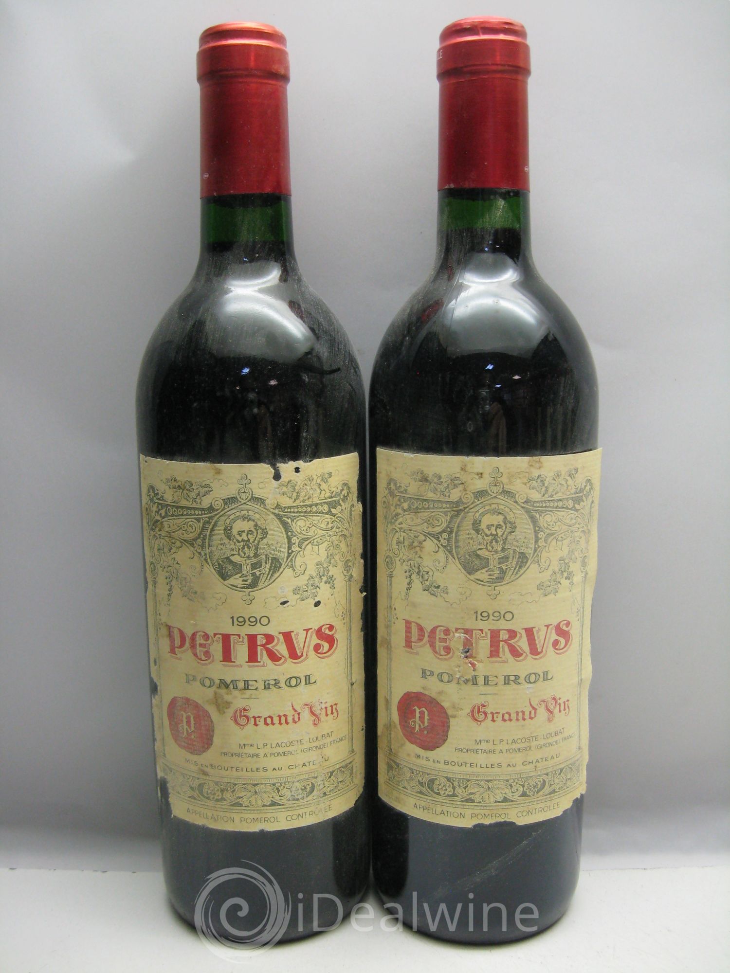Petrus 1990 - Lot de 6 bouteilles - 0