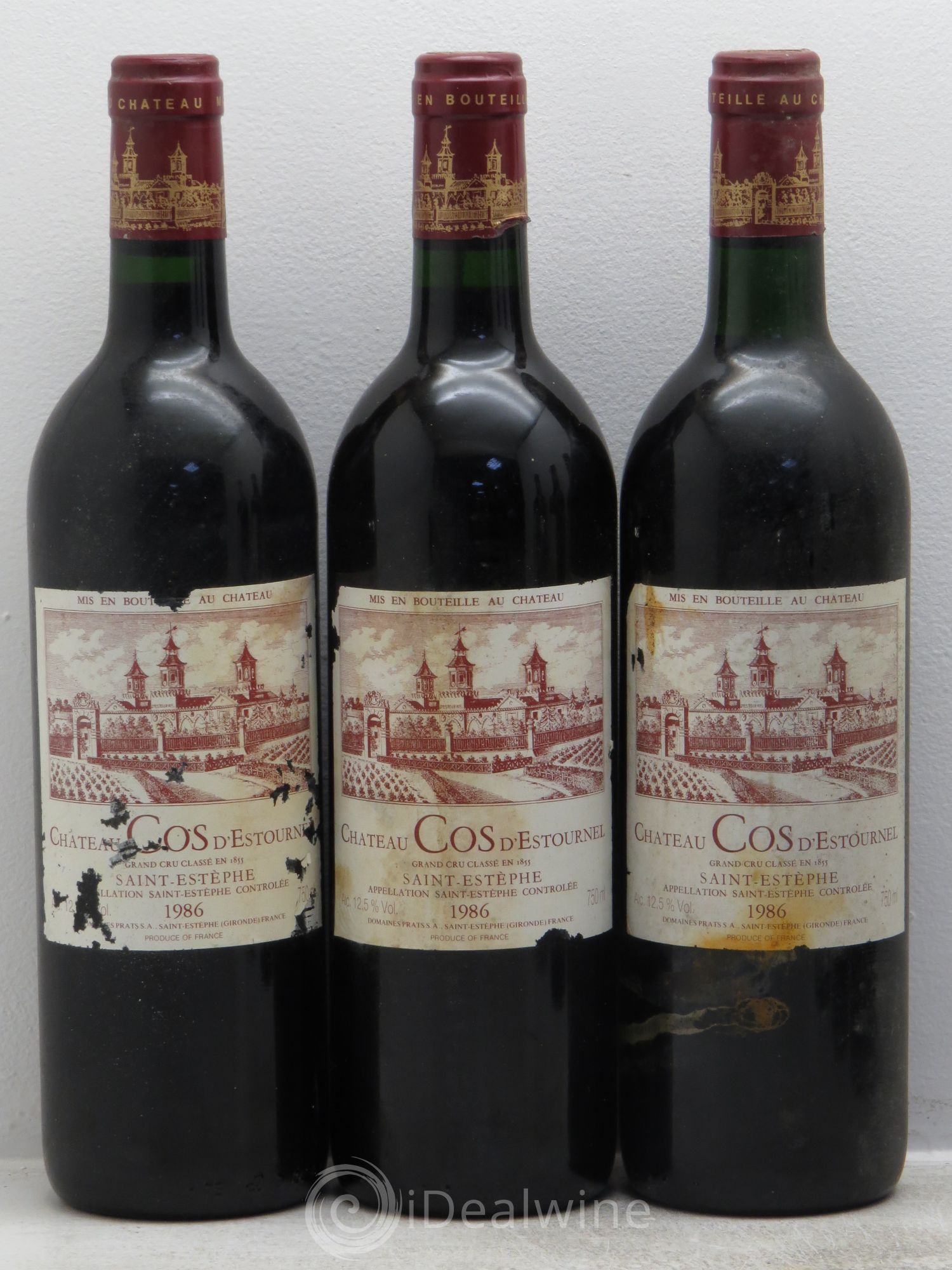 Cos d'Estournel 2ème Grand Cru Classé 1986 - Lot de 6 bouteilles - 1