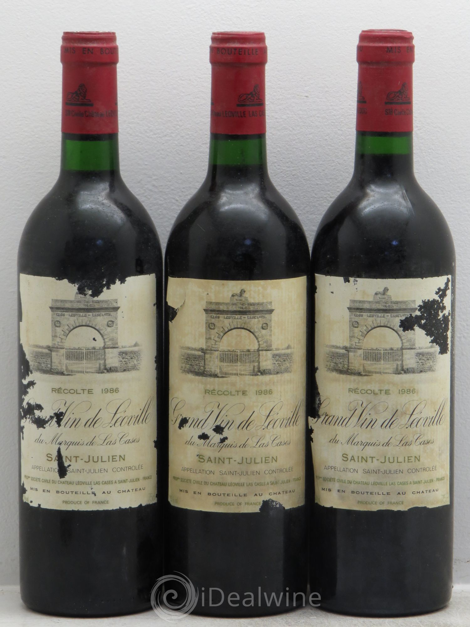 Château Léoville Las Cases 2ème Grand Cru Classé 1986 - Lot de 6 bouteilles - 2