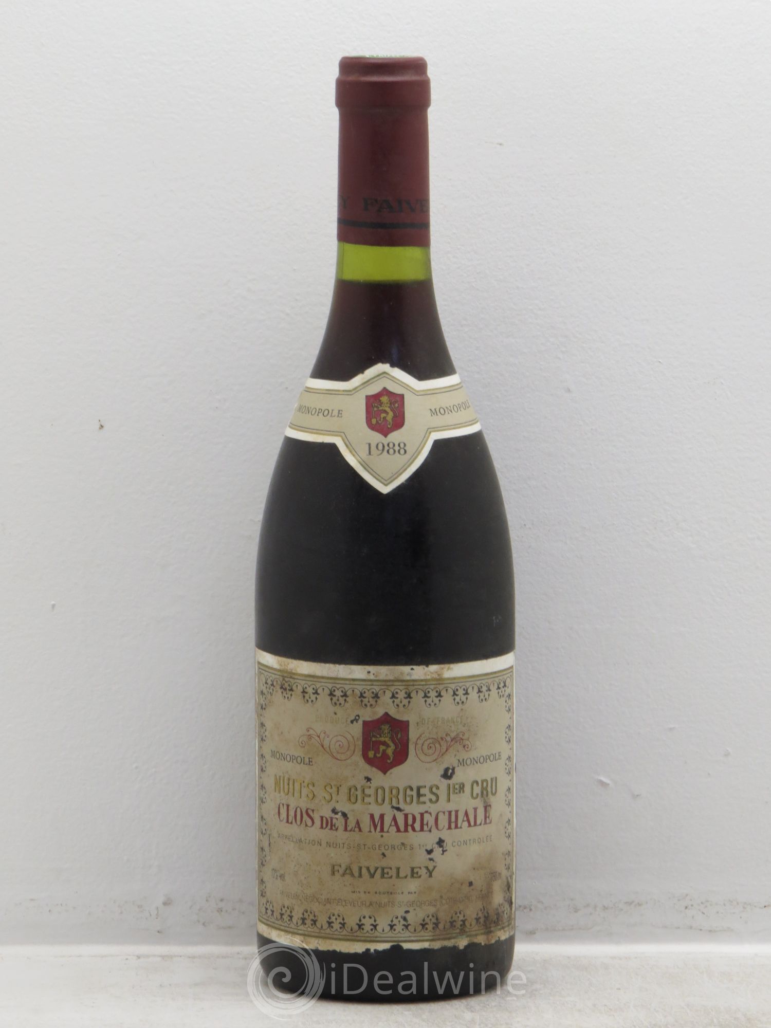 Nuits-Saint-Georges 1er Cru Clos de La Maréchale Jacques-Frédéric Mugnier 1988 - Lot de 1 bouteille - 0