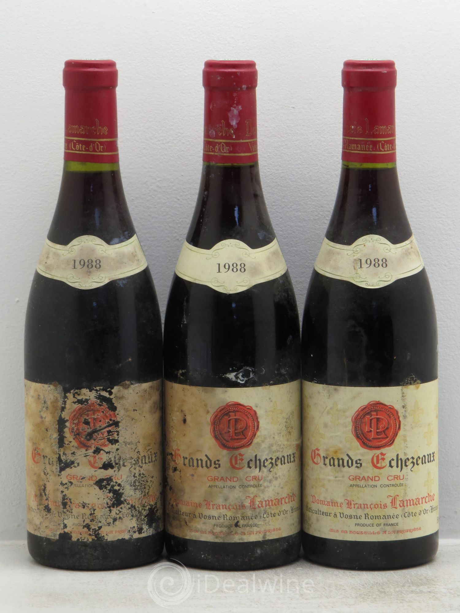 Grands-Echezeaux Grand Cru Lamarche (Domaine) 1988 - Lot de 3 bouteilles - 0