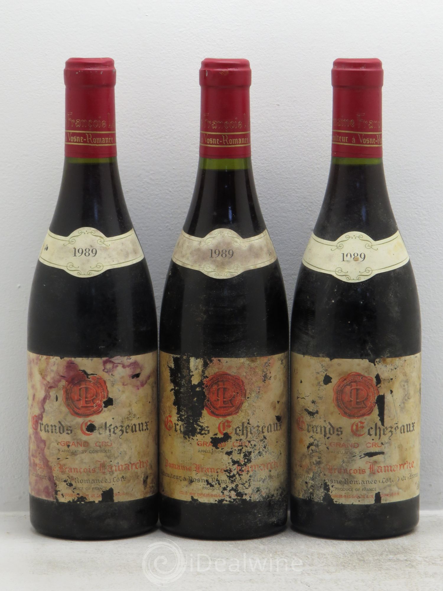 Grands-Echezeaux Grand Cru Lamarche (Domaine) 1989 - Lot de 3 bouteilles - 0