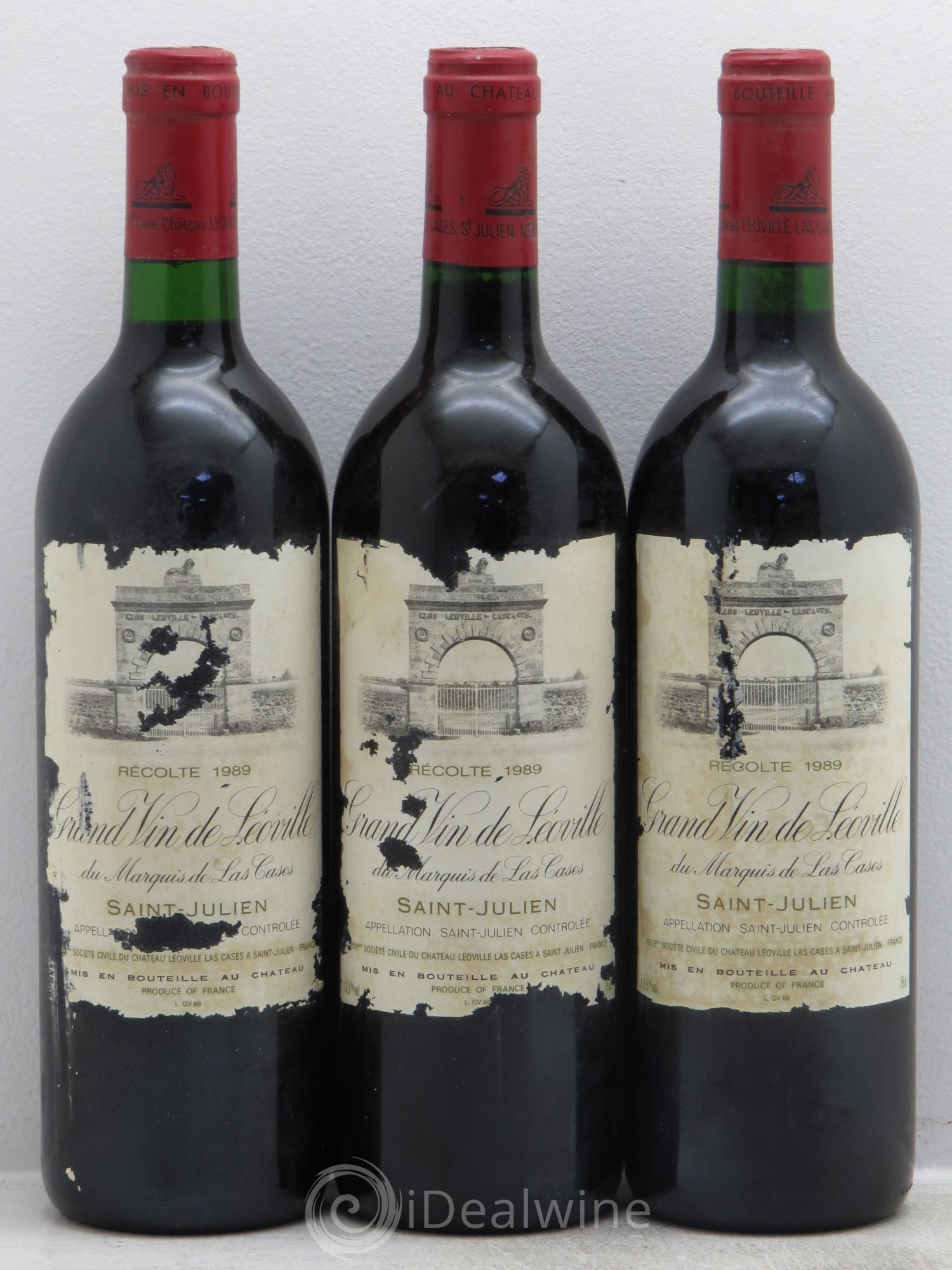 Château Léoville Las Cases 2ème Grand Cru Classé 1989 - Lotto di 12 bottiglie - 4