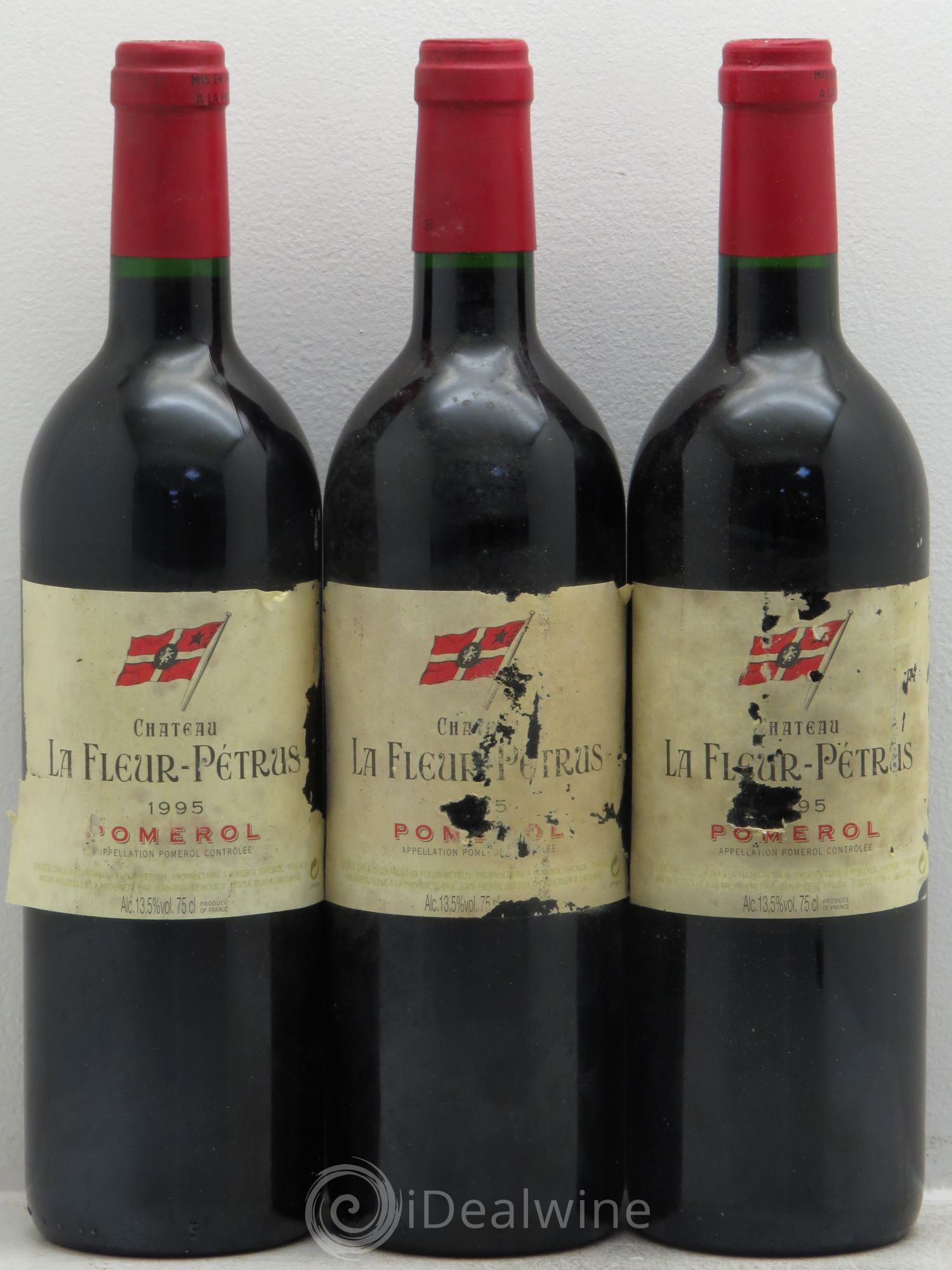 Château la Fleur Petrus 1995 - Lot de 3 bouteilles - 0