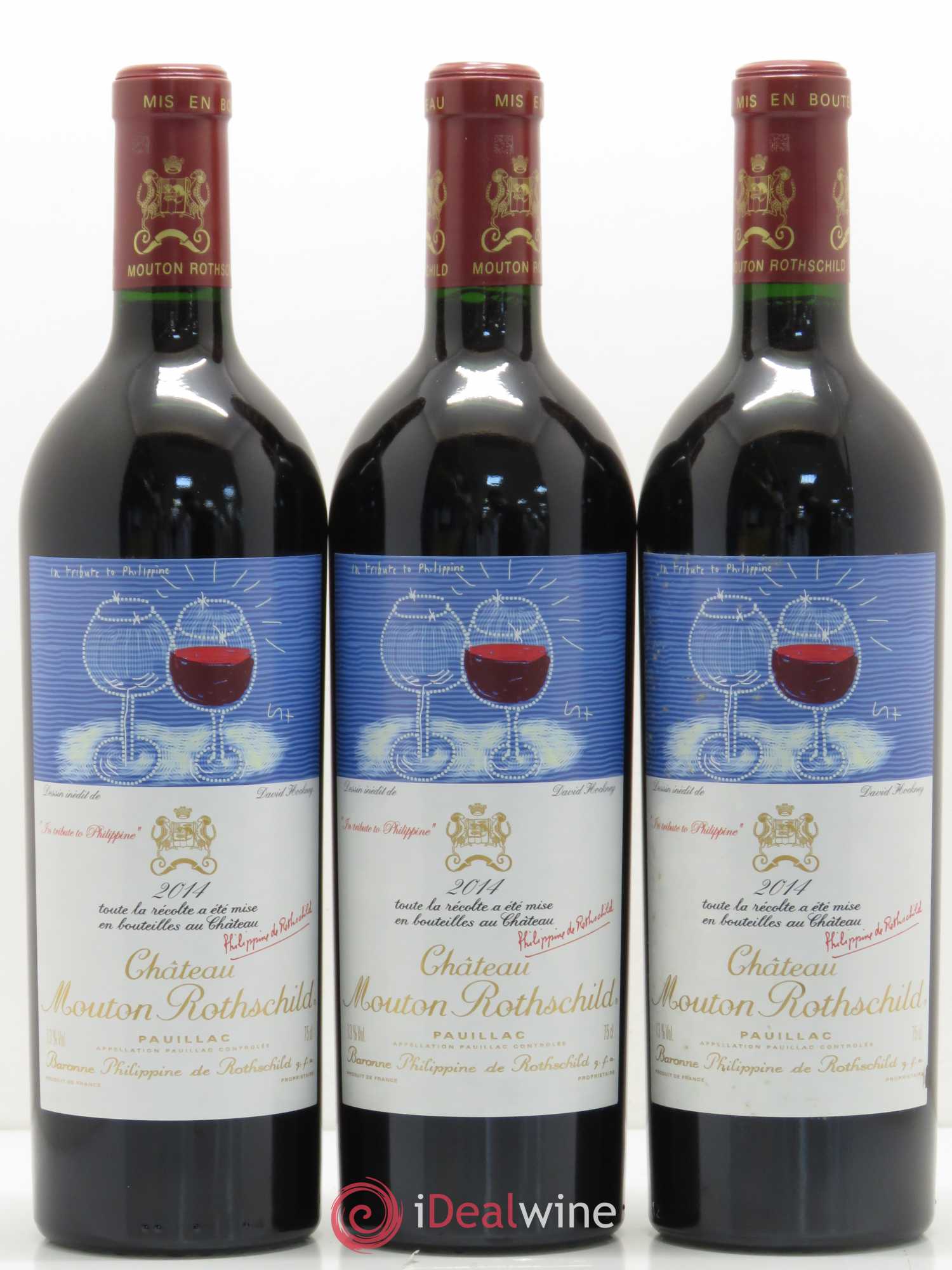 Château Mouton Rothschild 1er Grand Cru Classé 2014 - Lot de 6 bouteilles - 1