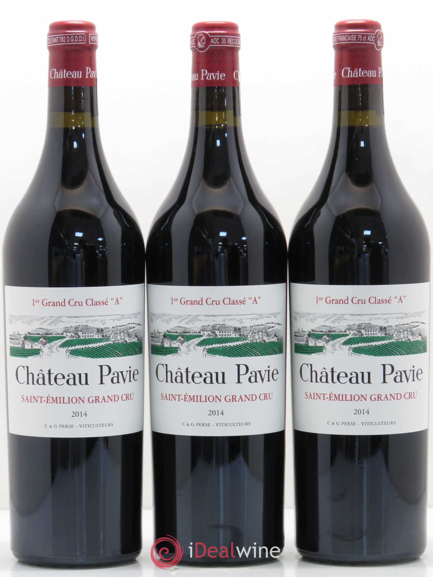 Château Pavie 1er Grand Cru Classé A 2014 - Lot de 6 bouteilles - 1