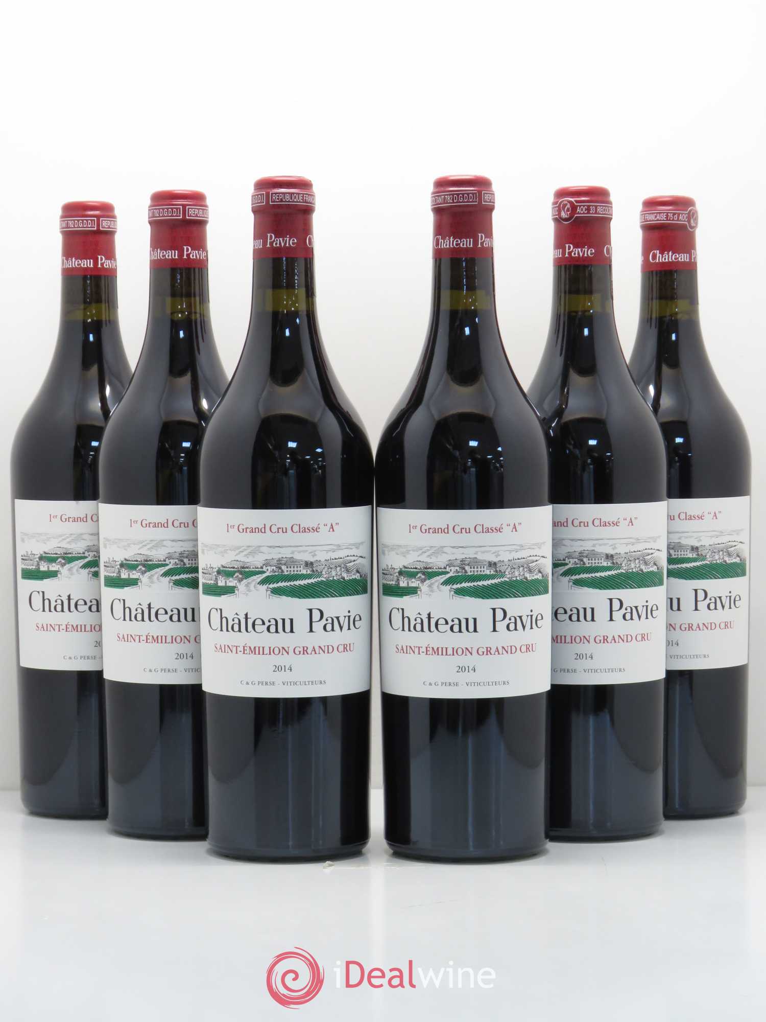 Château Pavie 1er Grand Cru Classé A 2014 - Lot de 6 bouteilles - 0