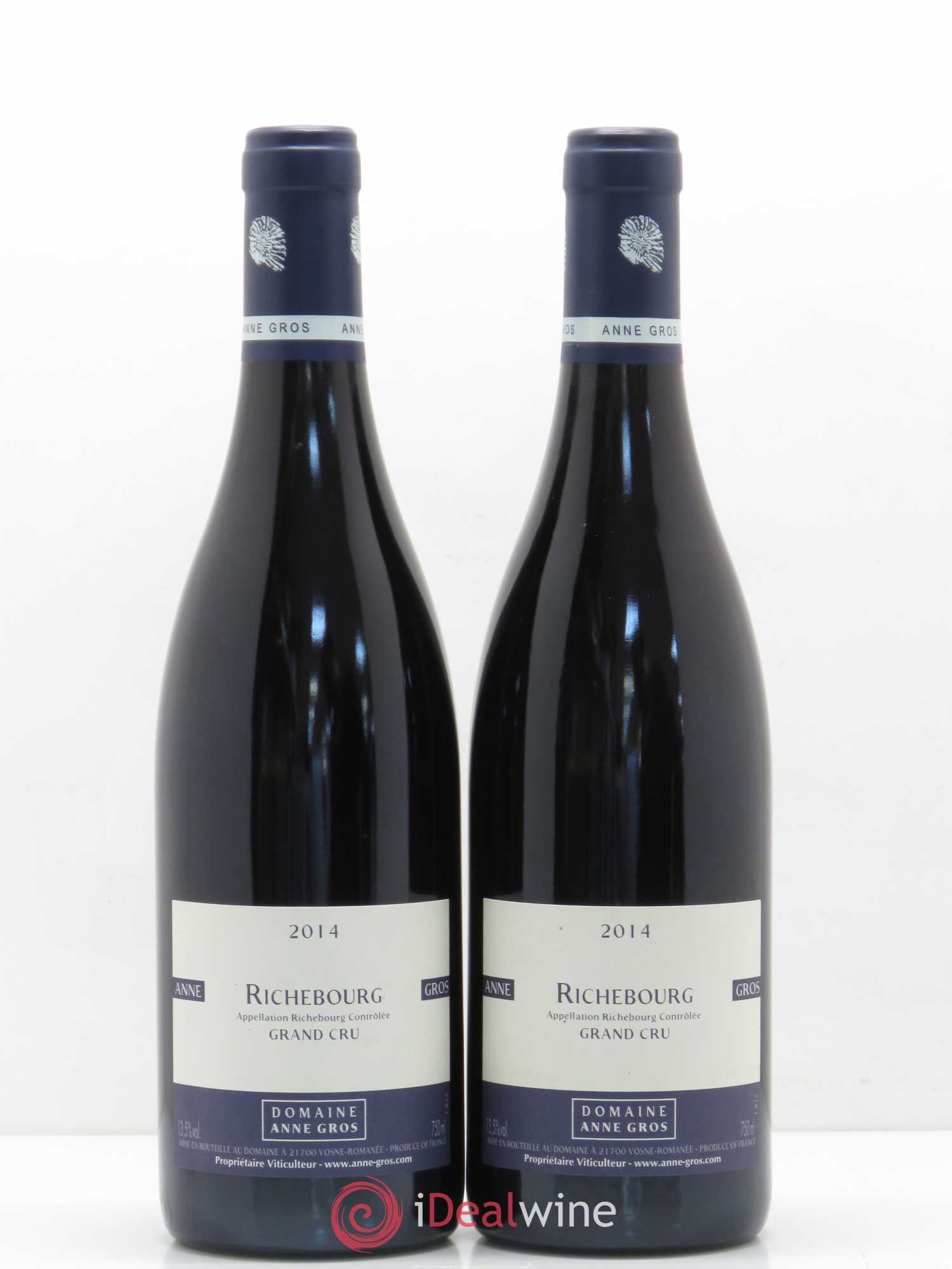 Richebourg Grand Cru Anne Gros 2014 - Posten von 2 Flaschen - 0