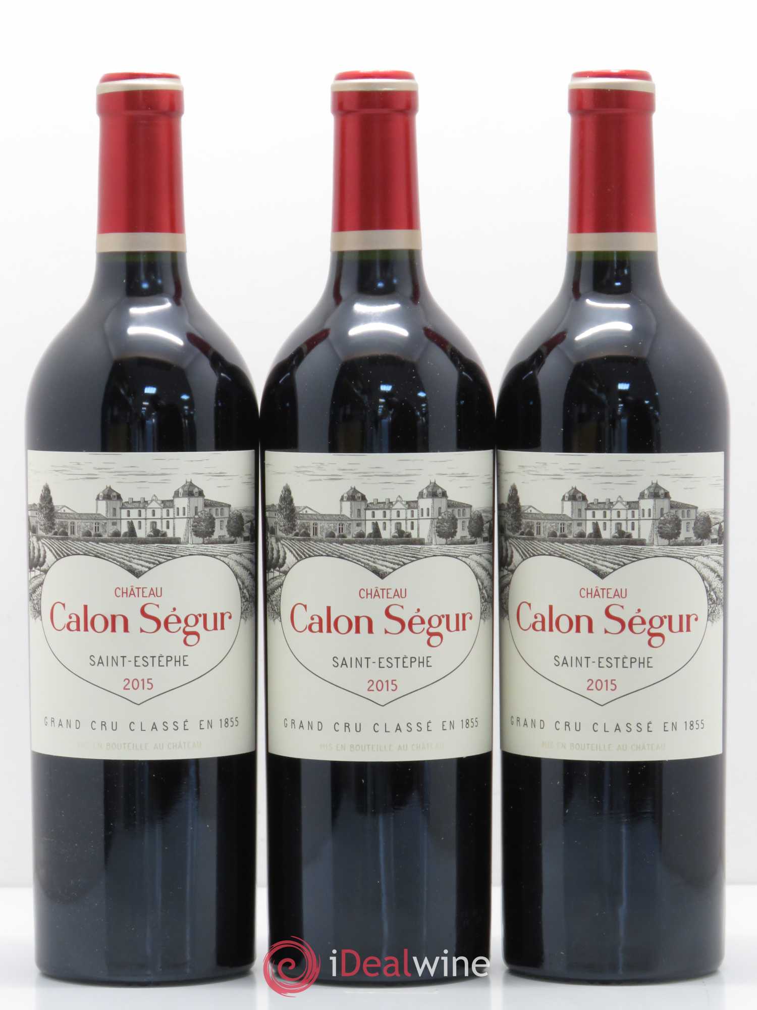Château Calon Ségur 3ème Grand Cru Classé 2015 - Lot de 6 bouteilles - 1