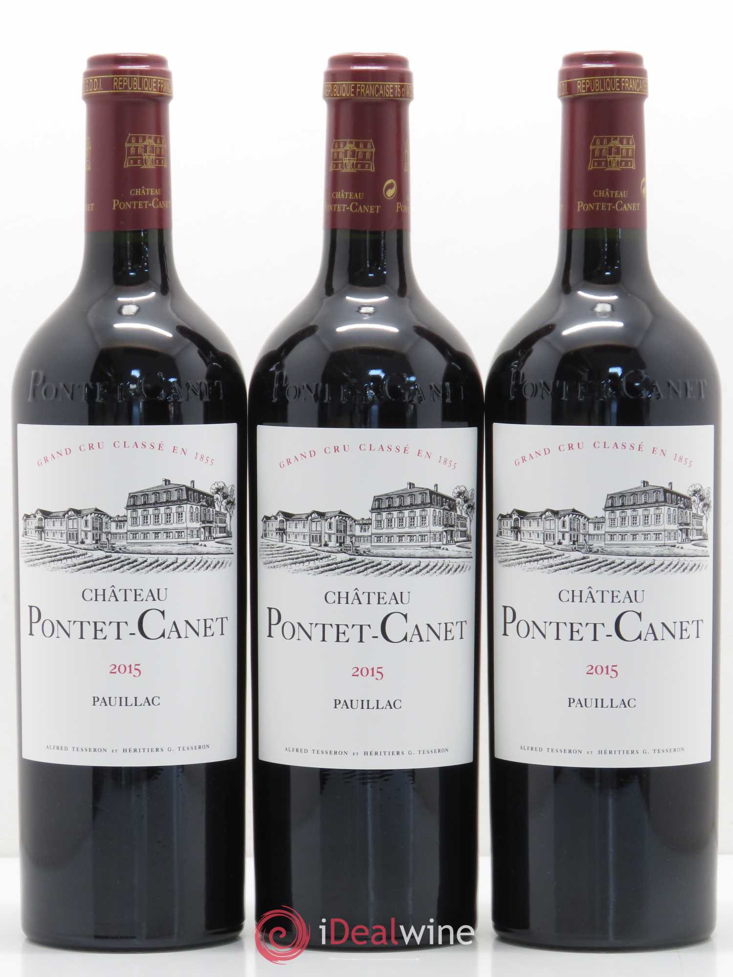 Château Pontet Canet 5ème Grand Cru Classé 2015 - Lot de 6 bouteilles - 2