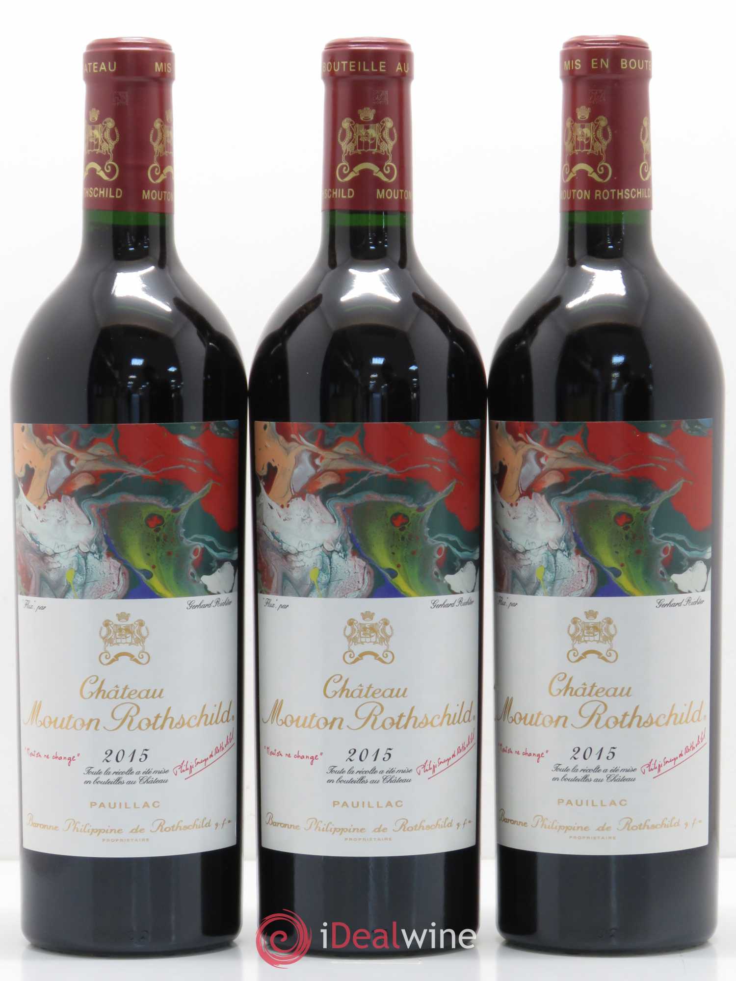 Château Mouton Rothschild 1er Grand Cru Classé 2015 - Lot de 6 bouteilles - 1