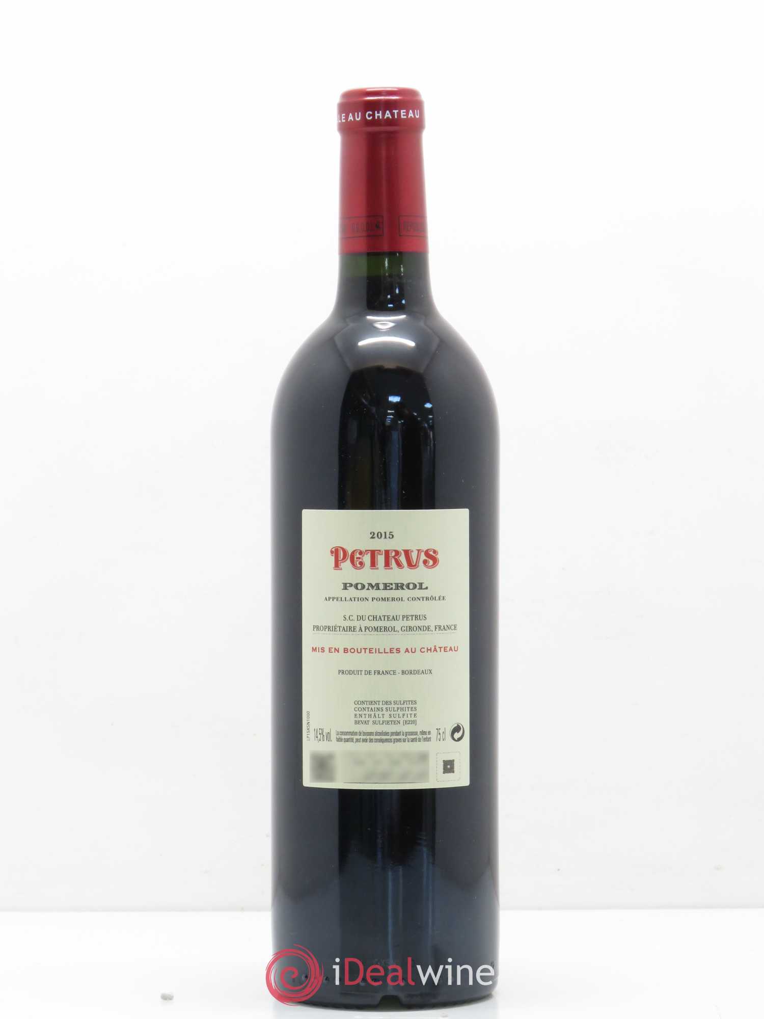 Petrus 2015 - Lot de 1 bouteille - 1