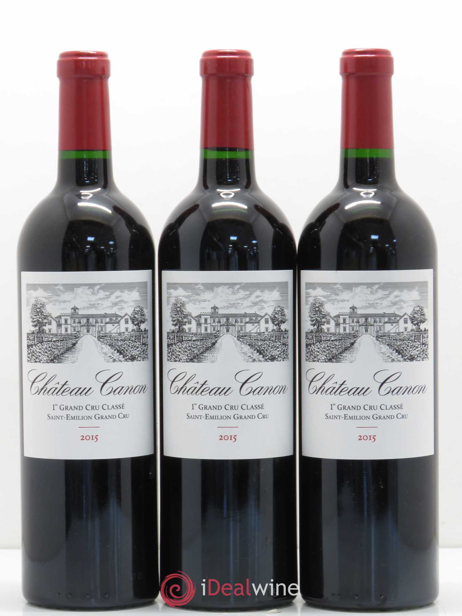 Château Canon 1er Grand Cru Classé B 2015 - Lot de 6 bouteilles - 1