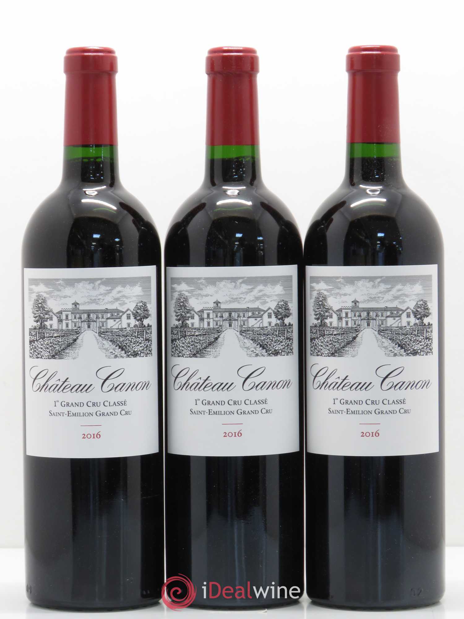Château Canon 1er Grand Cru Classé B 2016 - Lot de 6 bouteilles - 1
