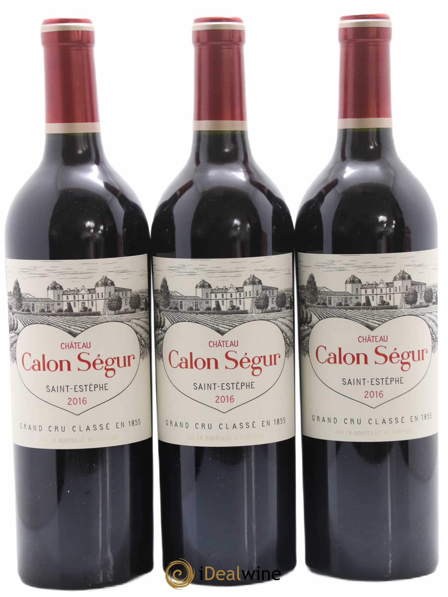 Château Calon Ségur 3ème Grand Cru Classé 2016 - Lot de 3 bouteilles - 0