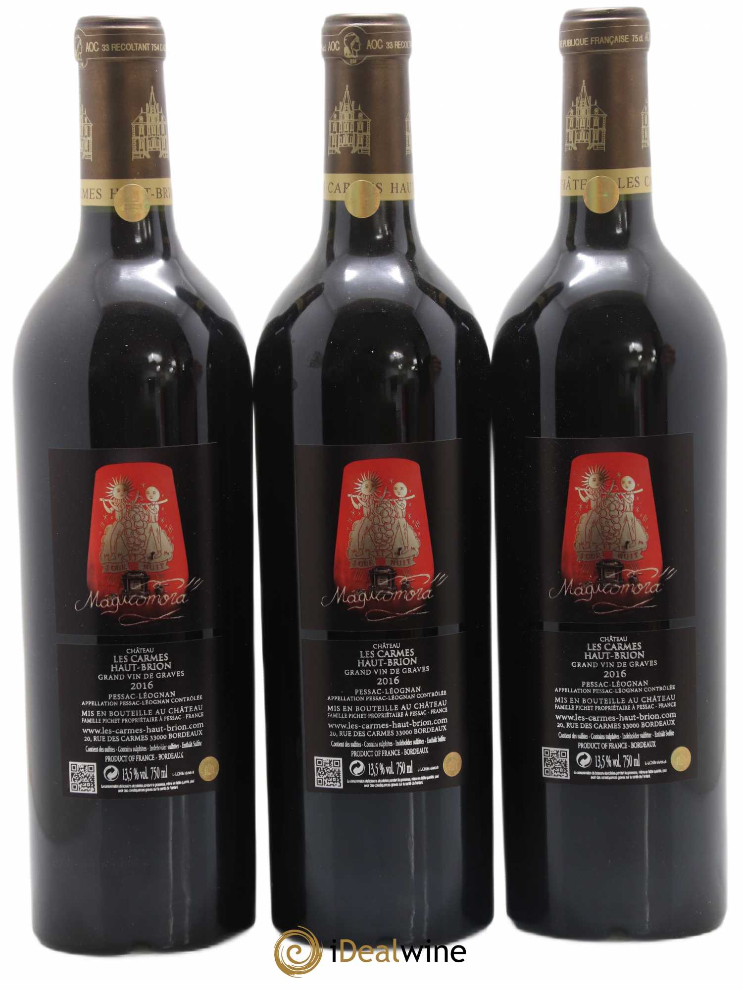 Château Les Carmes Haut-Brion 2016 - Lot de 6 bouteilles - 2