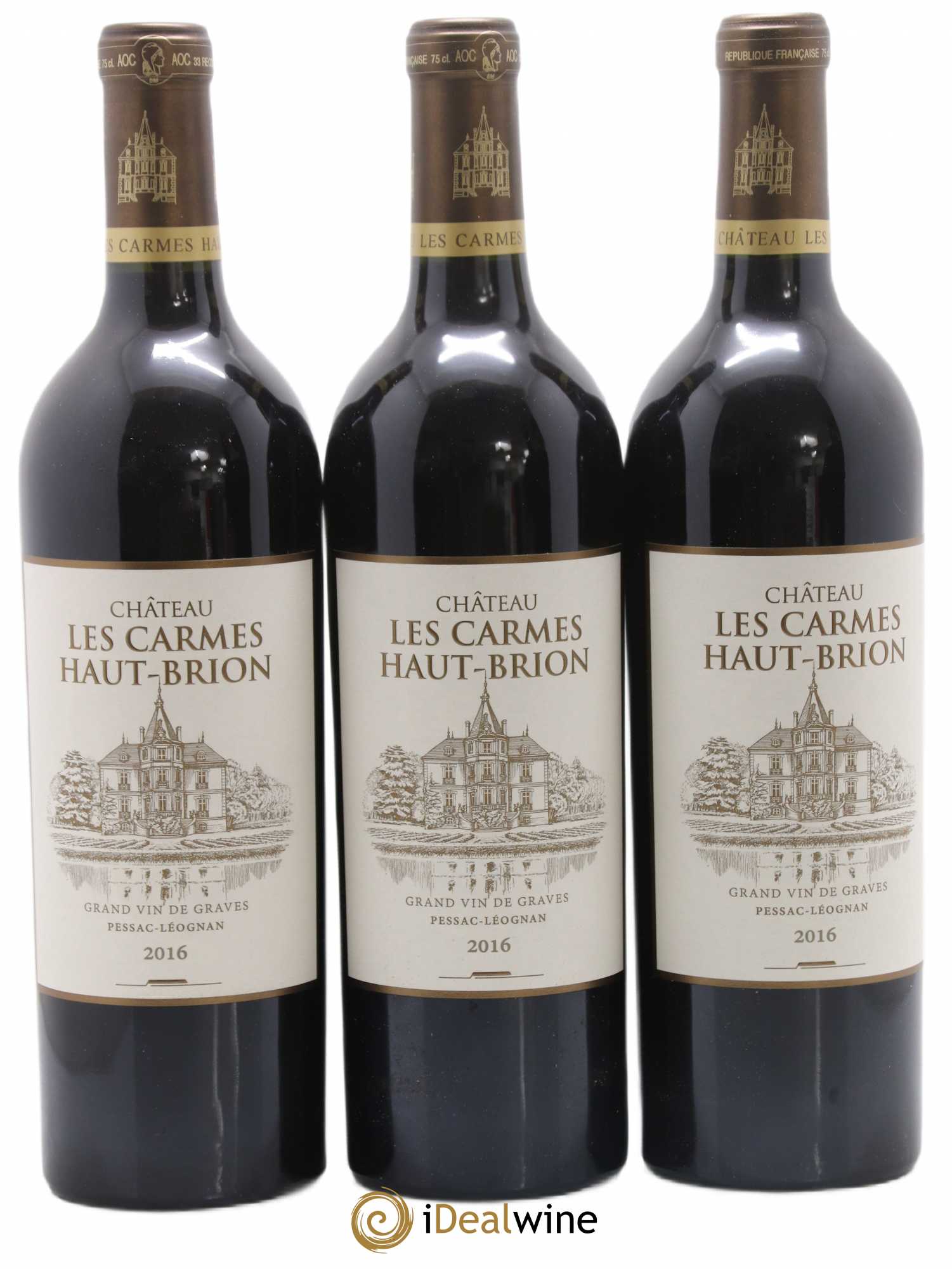 Château Les Carmes Haut-Brion 2016 - Lot de 6 bouteilles - 3