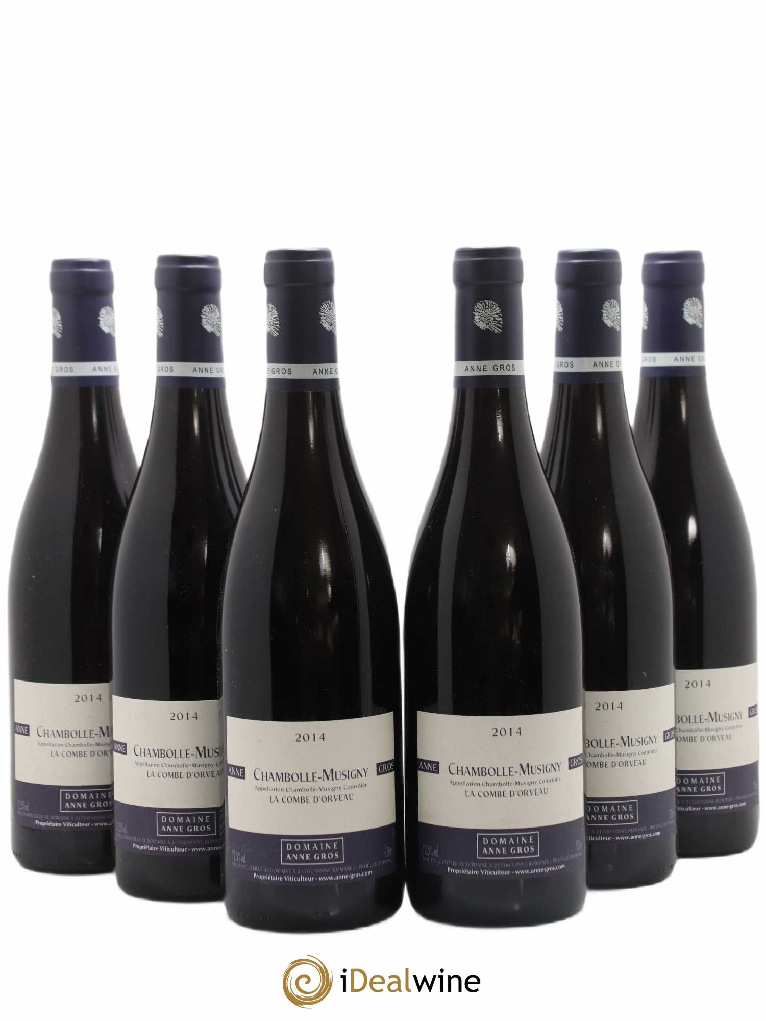Chambolle-Musigny La Combe d'Orveau Anne Gros 2014 - Lot de 6 bouteilles - 0