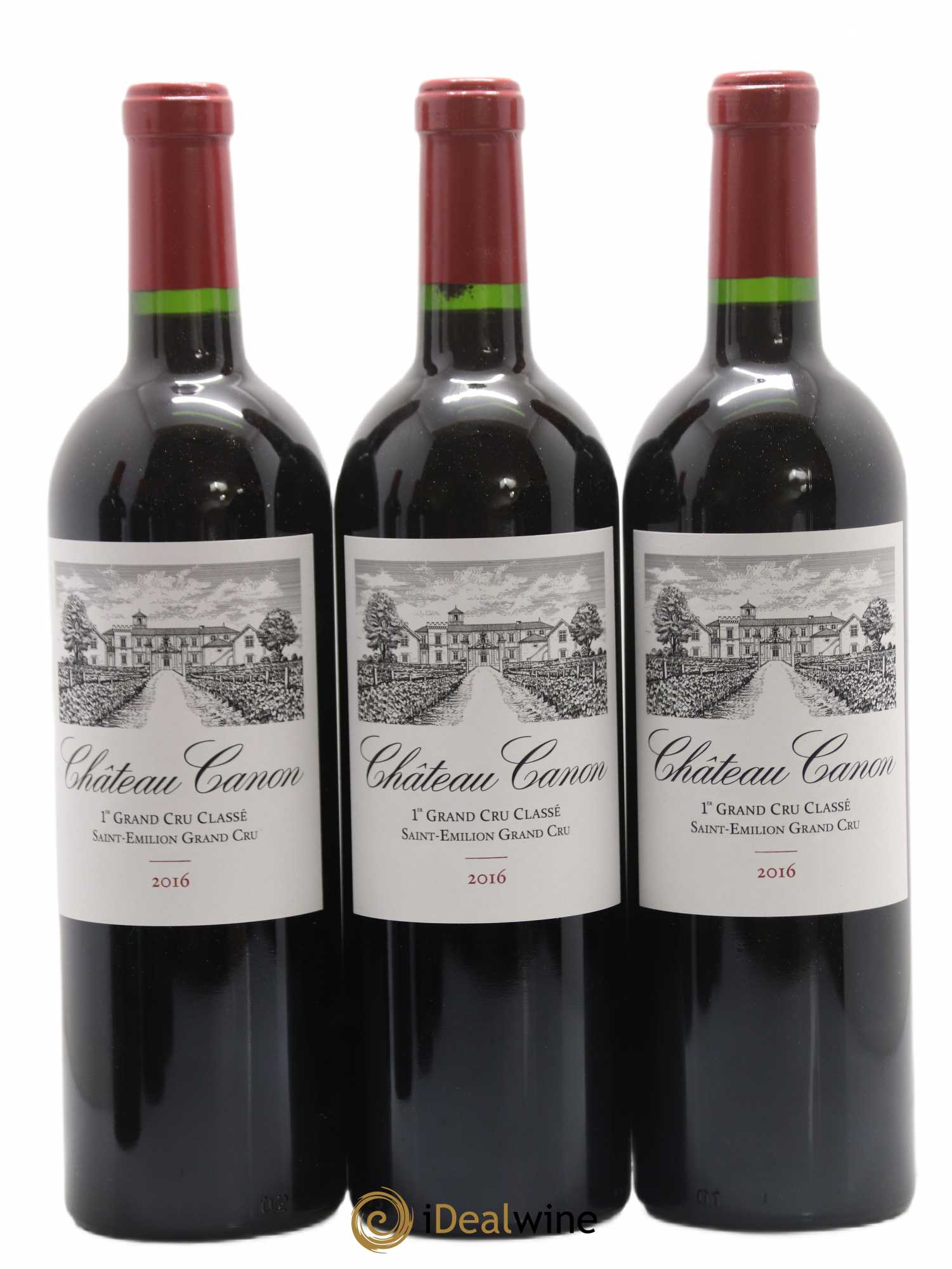 Château Canon 1er Grand Cru Classé B 2016 - Lot de 6 bouteilles - 1