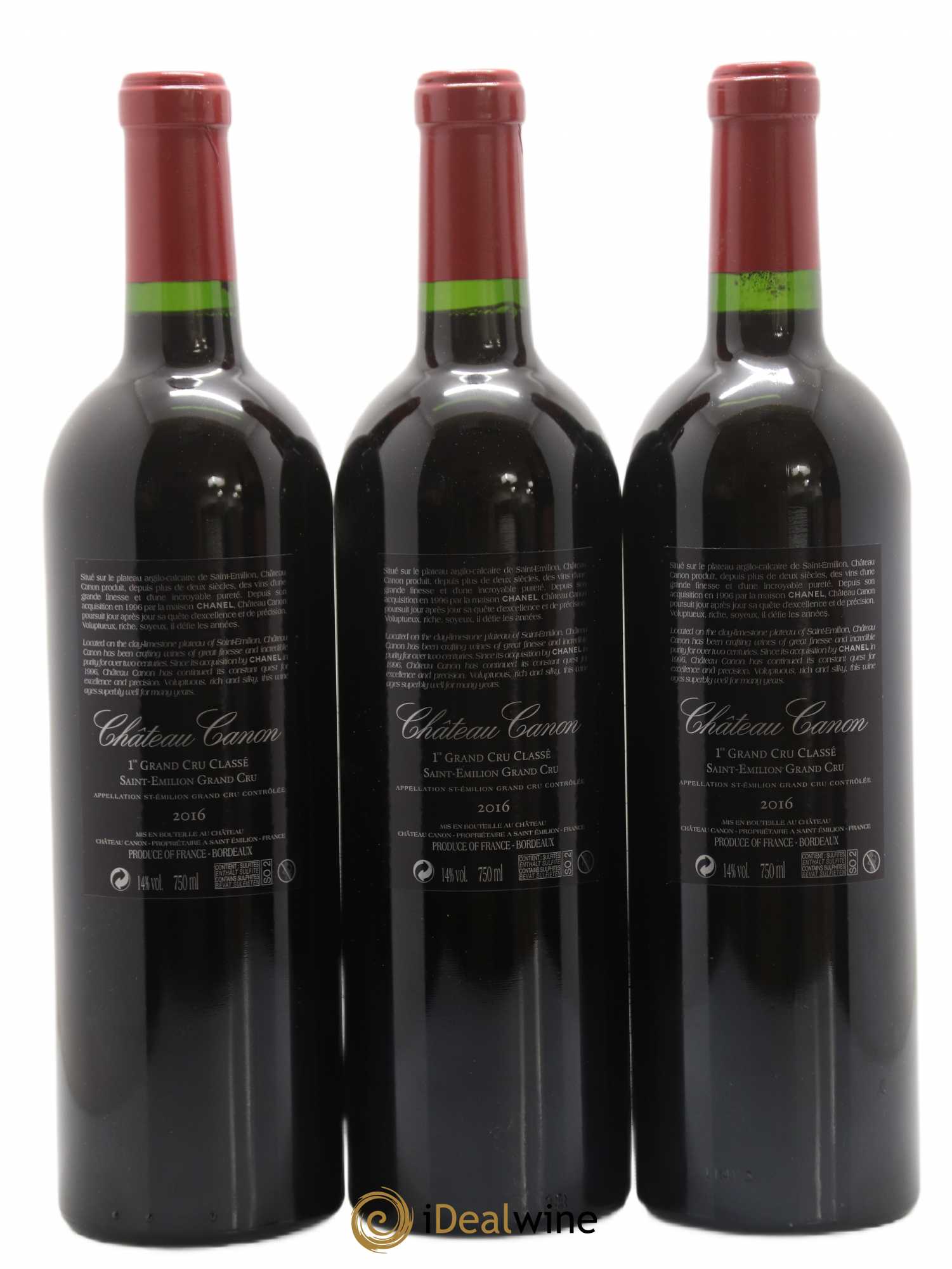Château Canon 1er Grand Cru Classé B 2016 - Lot de 6 bouteilles - 4