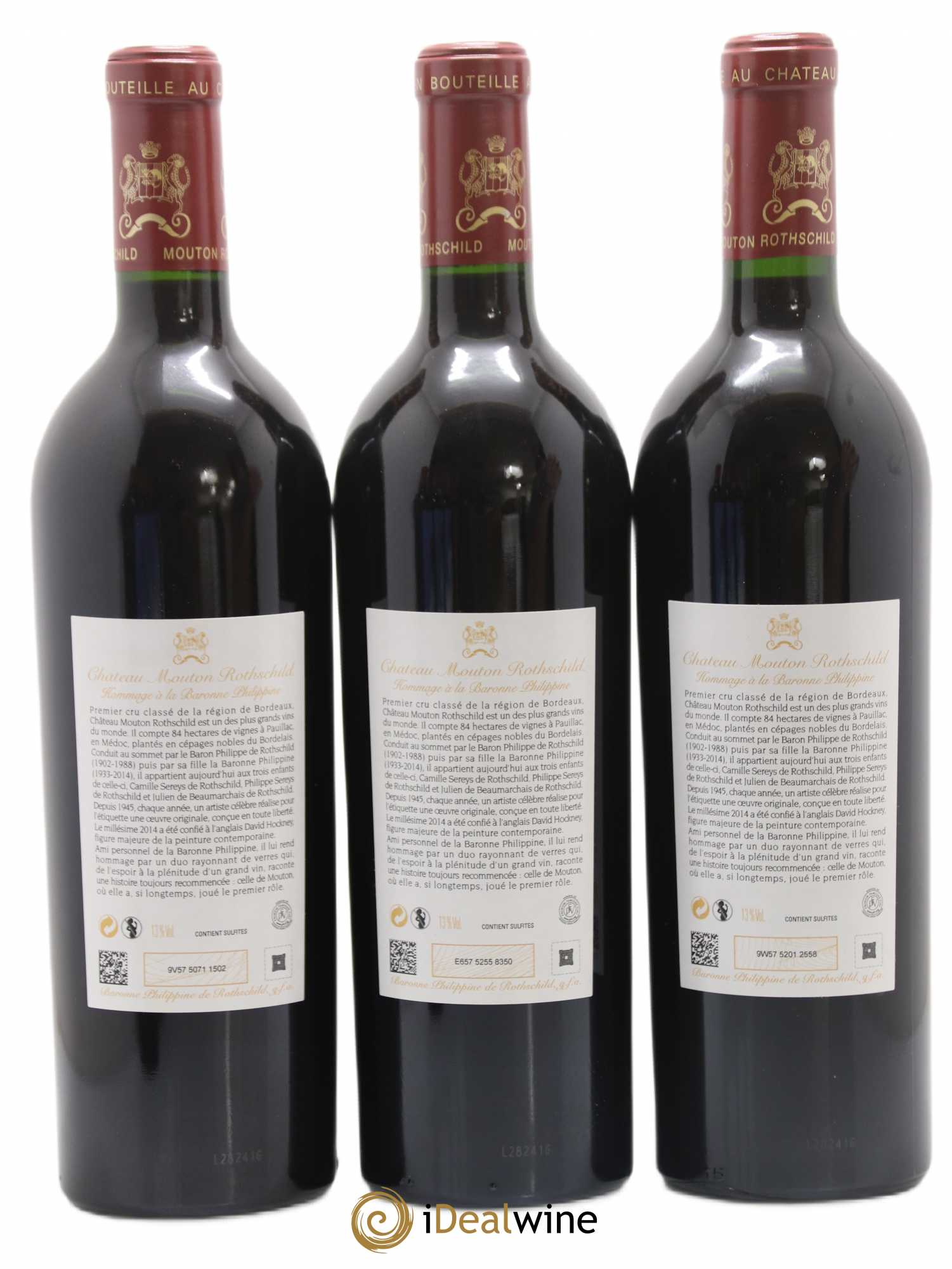 Château Mouton Rothschild 1er Grand Cru Classé 2014 - Lot de 6 bouteilles - 2