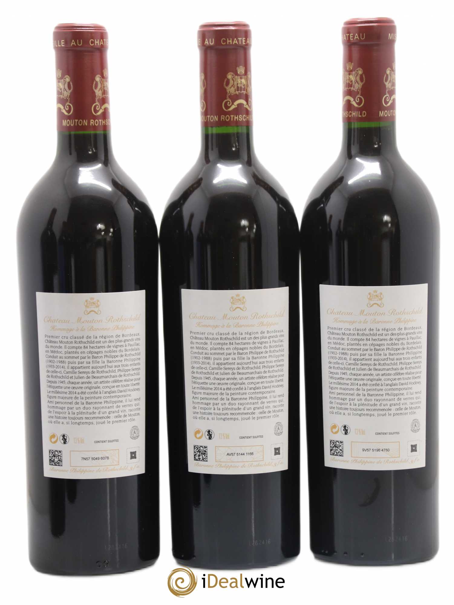 Château Mouton Rothschild 1er Grand Cru Classé 2014 - Lot de 6 bouteilles - 4