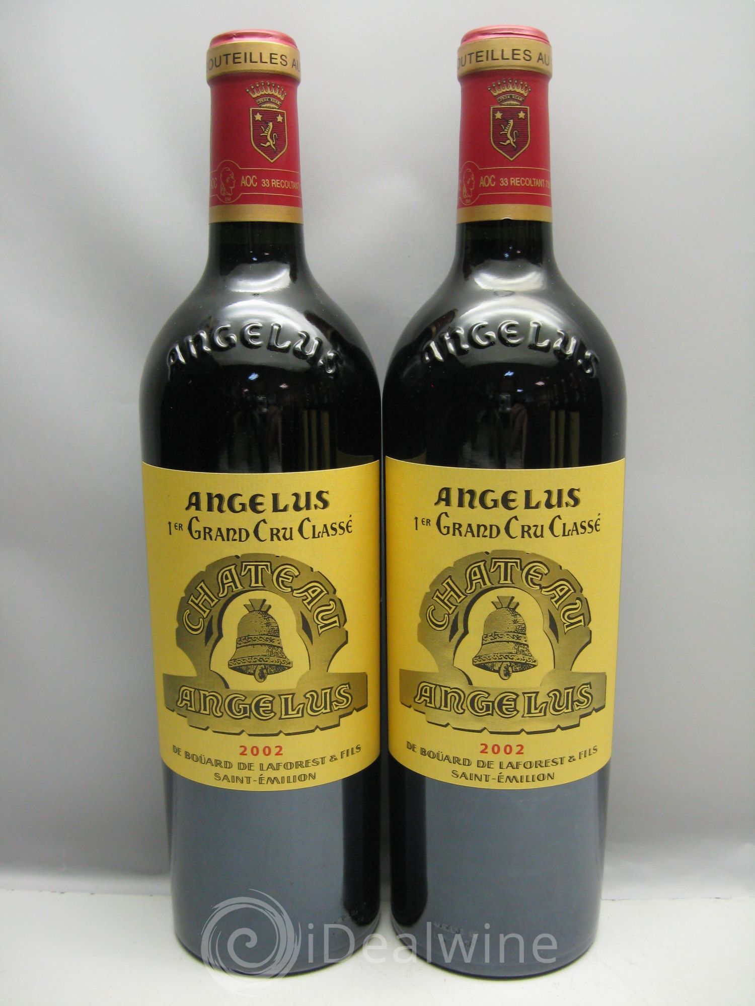 Château Angélus 1er Grand Cru Classé A 2002 - Lot de 12 bouteilles - 2