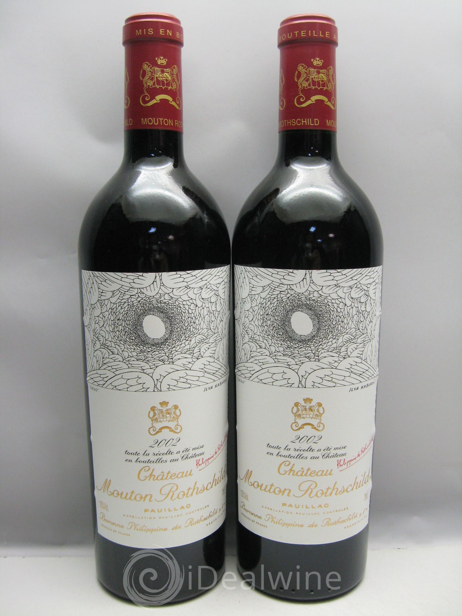 Château Mouton Rothschild 1er Grand Cru Classé 2002 - Lot de 6 bouteilles - 2