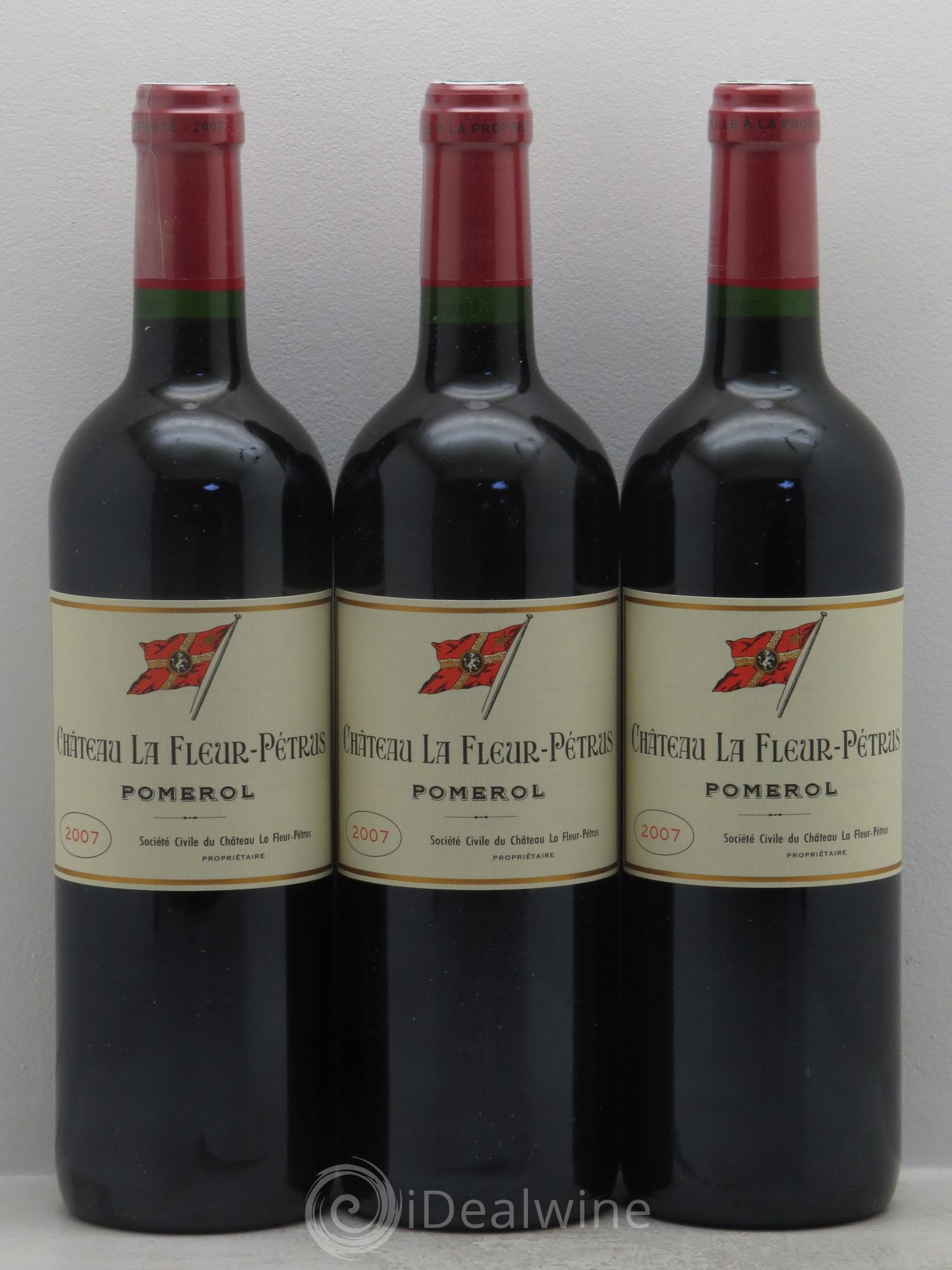 Château la Fleur Petrus 2007 - Lot de 3 bouteilles - 0