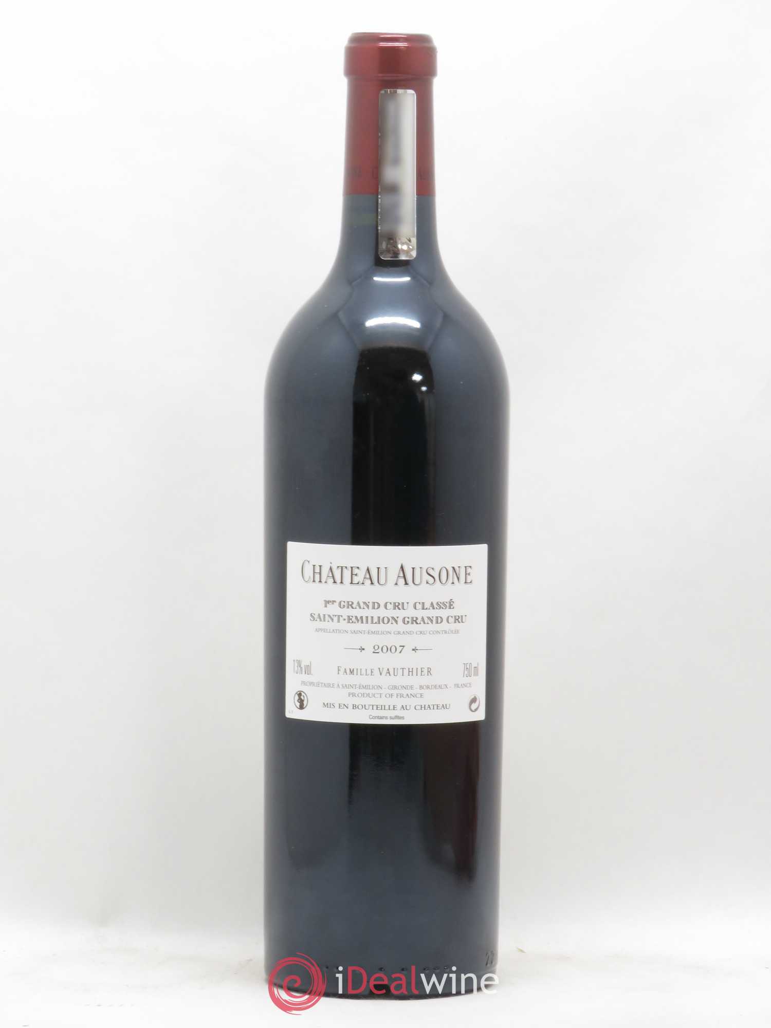 Château Ausone 1er Grand Cru Classé A 2007 - Lot de 1 bouteille - 1