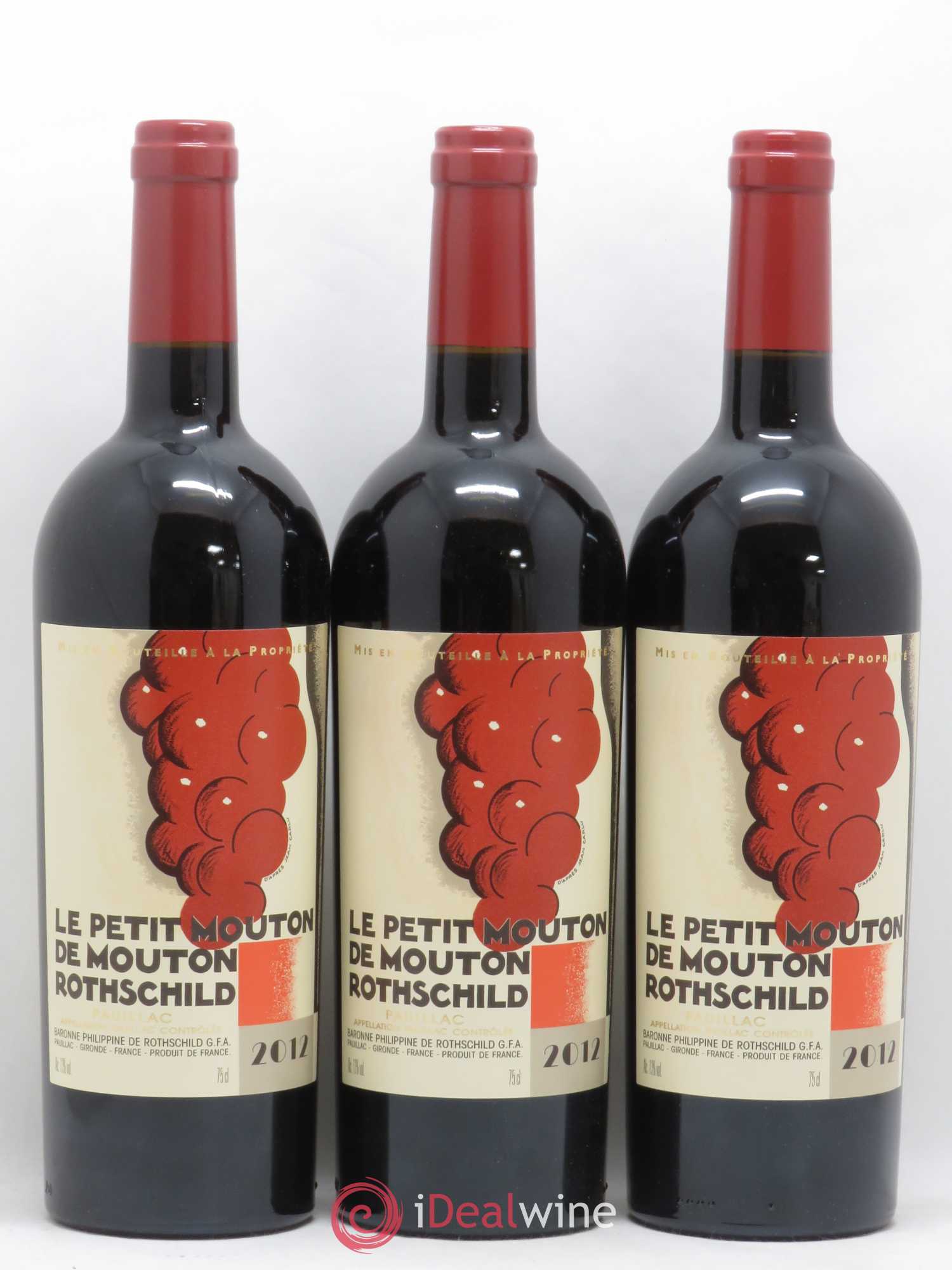 Petit Mouton Second Vin 2012 - Lot de 6 bouteilles - 3
