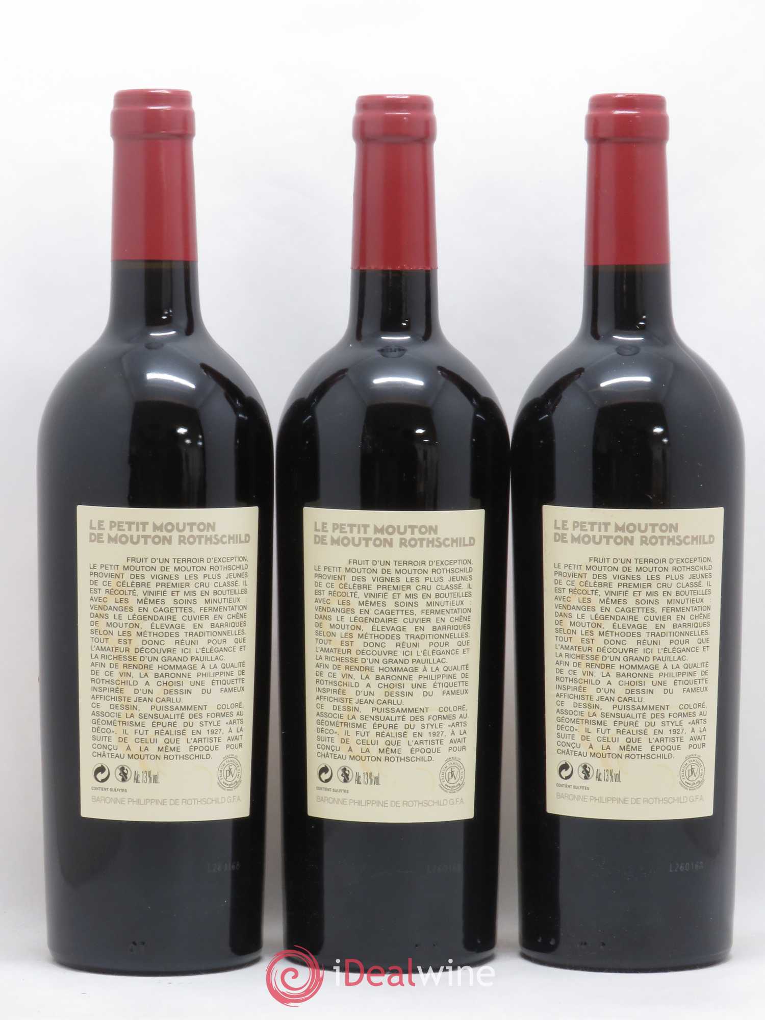 Petit Mouton Second Vin 2013 - Lot de 3 bouteilles - 1