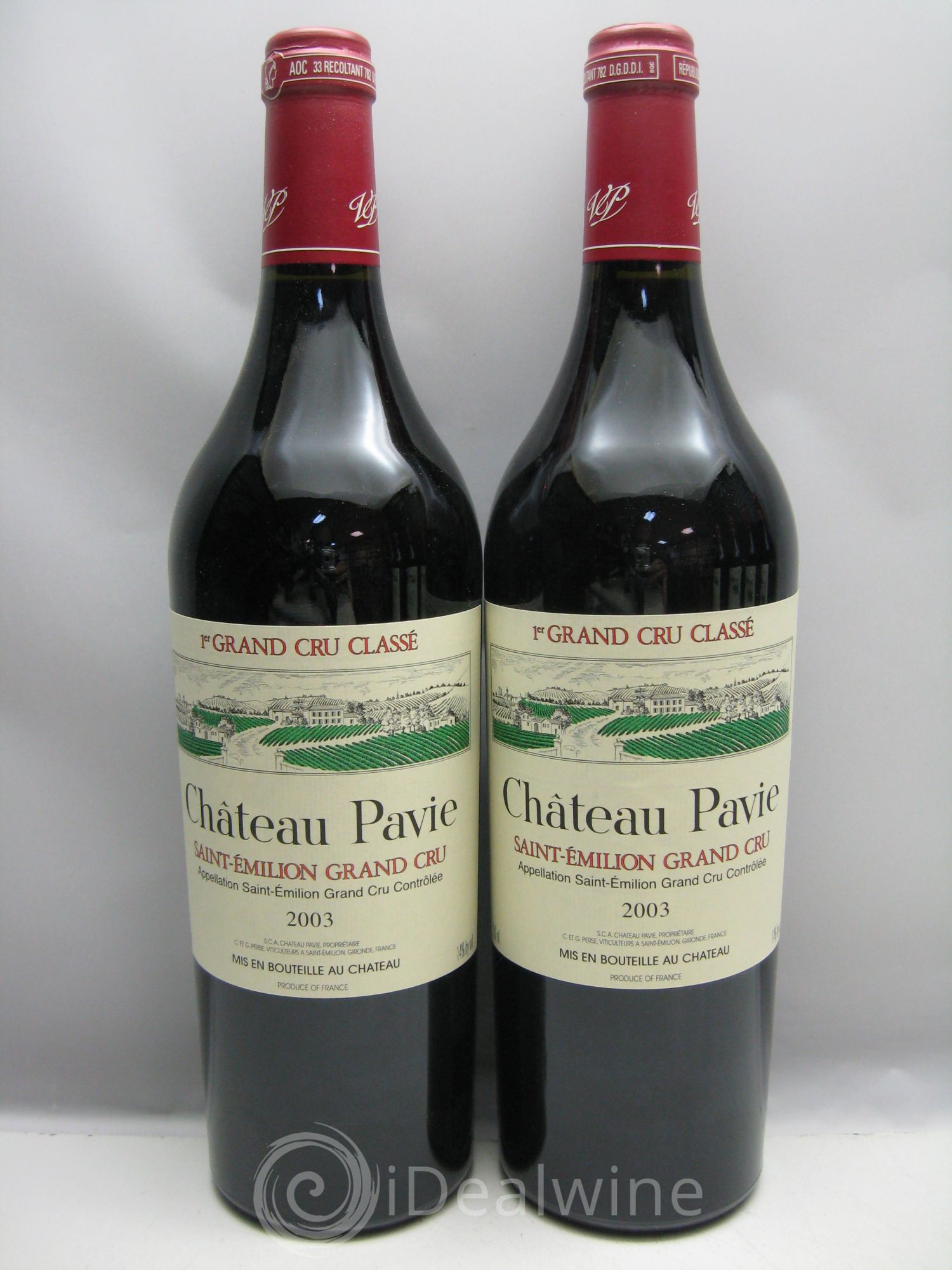 Château Pavie 1er Grand Cru Classé A 2003 - Lot de 6 bouteilles - 0