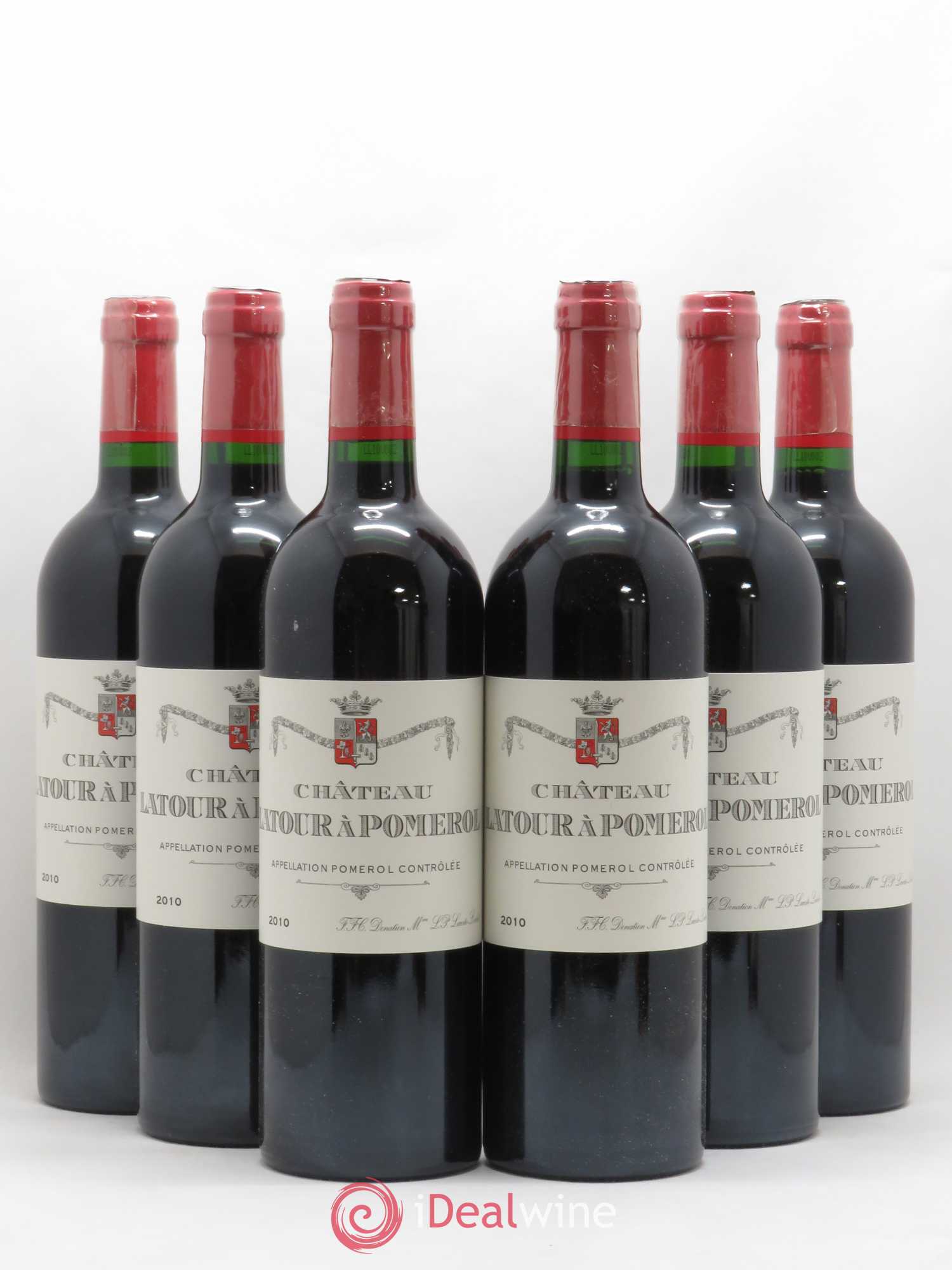Château Latour à Pomerol 2010 - Lot de 6 bouteilles - 0