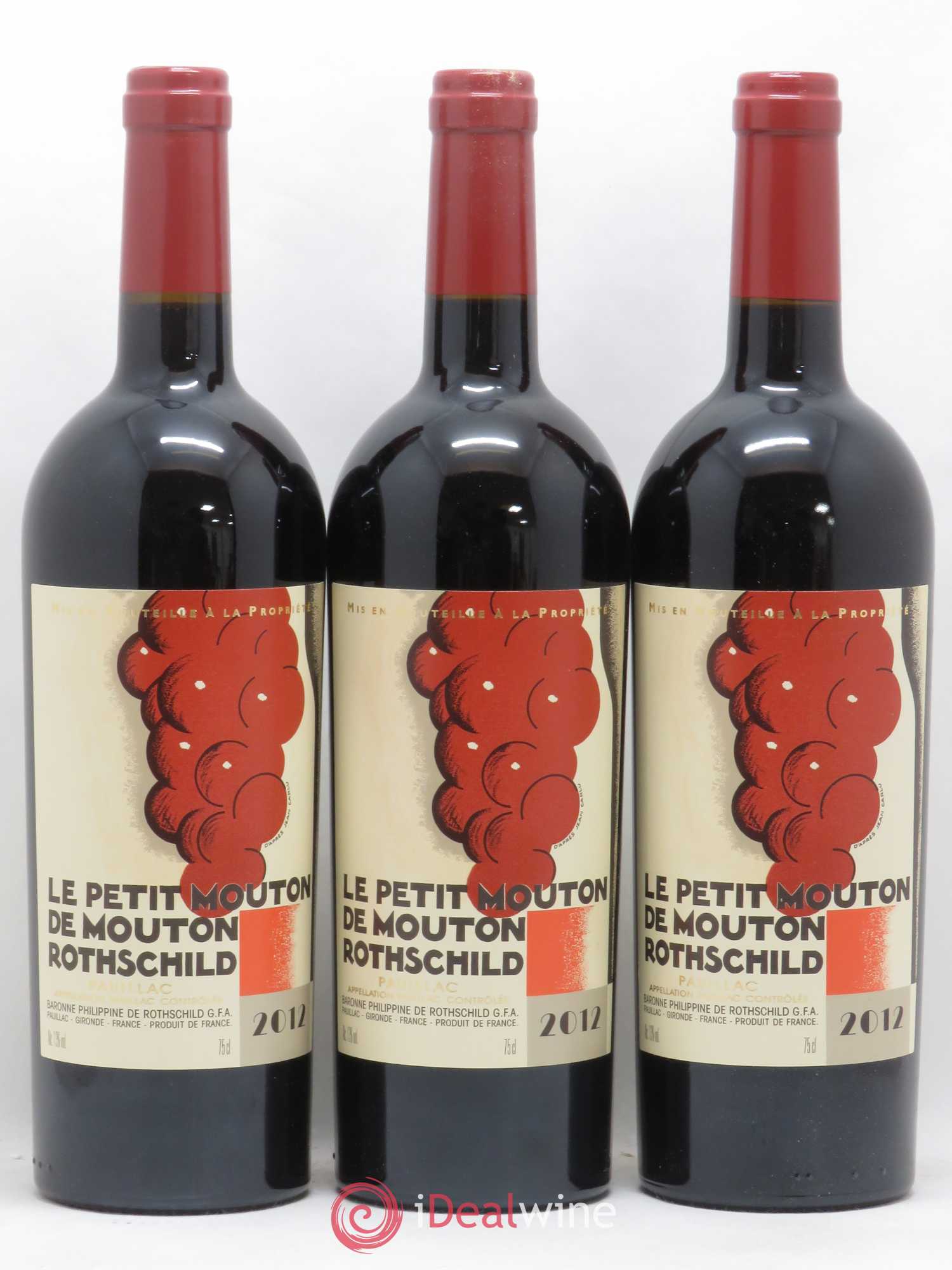 Petit Mouton Second Vin 2012 - Lot de 6 bouteilles - 3