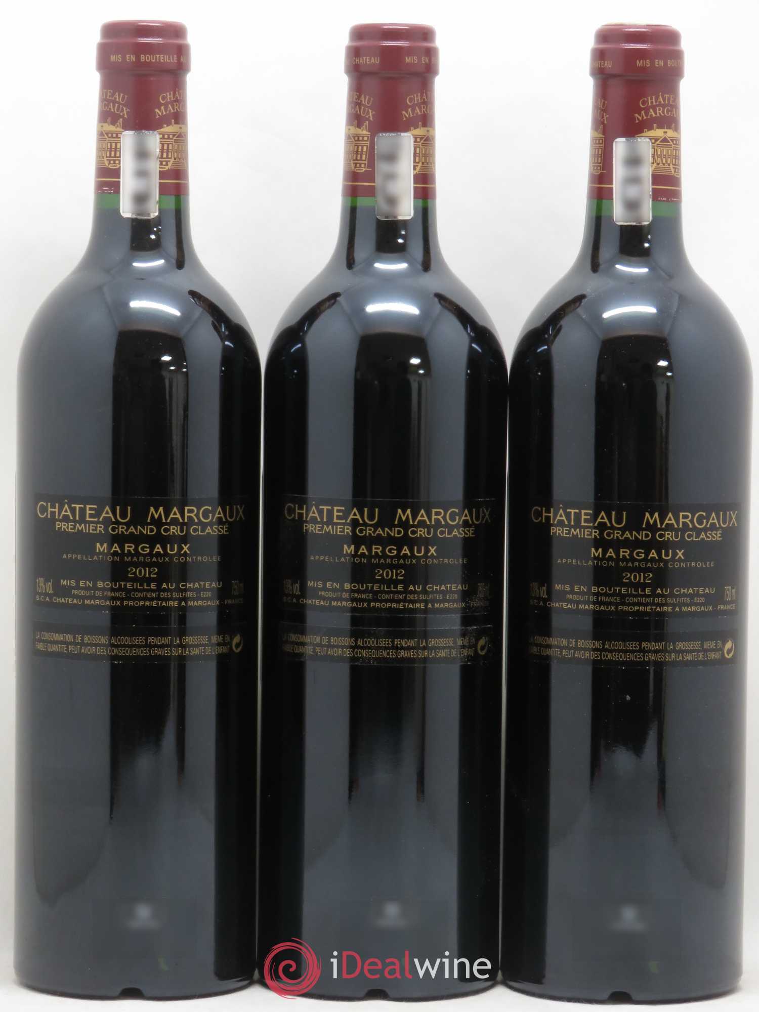 Château Margaux 1er Grand Cru Classé 2012 - Lot de 6 bouteilles - 2