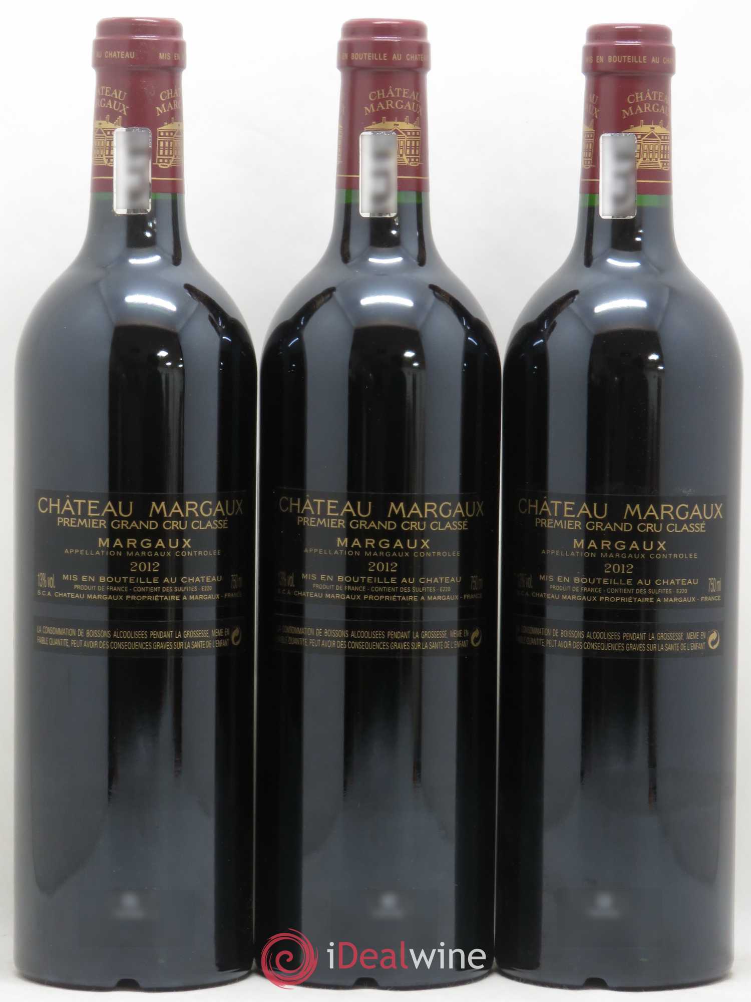 Château Margaux 1er Grand Cru Classé 2012 - Lot de 6 bouteilles - 4