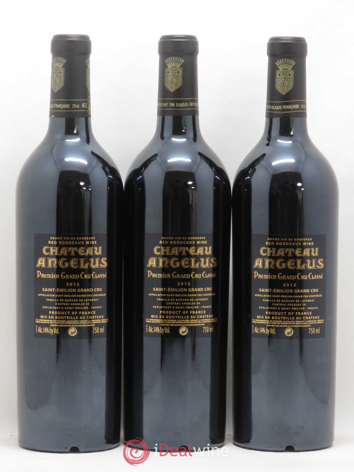 Château Angélus 1er Grand Cru Classé A 2012 - Lot de 6 bouteilles - 2