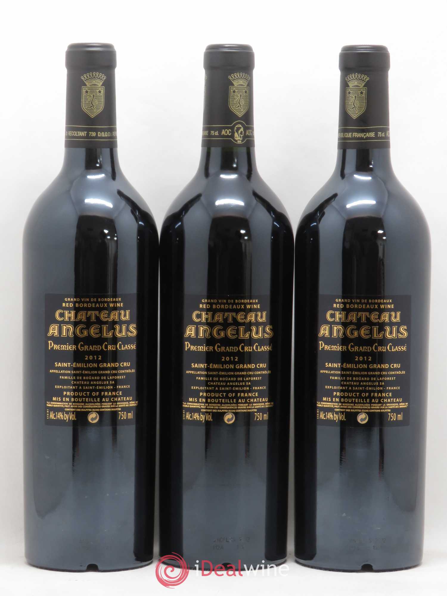 Château Angélus 1er Grand Cru Classé A 2012 - Lot de 6 bouteilles - 4